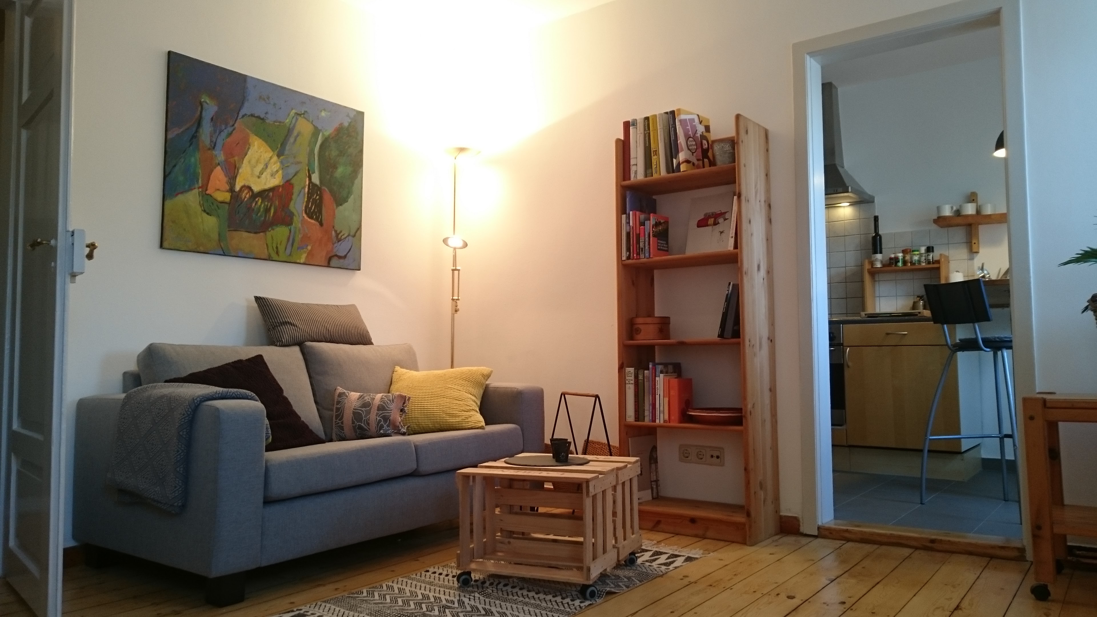 Comfortable comfortable retreat in the trendy district