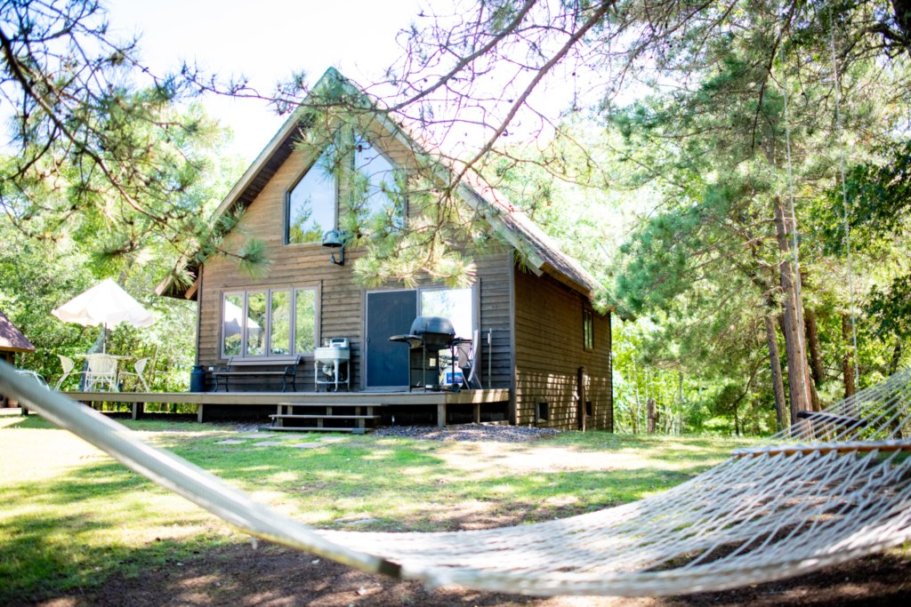 Family Cabin on Lake Nancy Cabins for Rent in Minong, Wisconsin