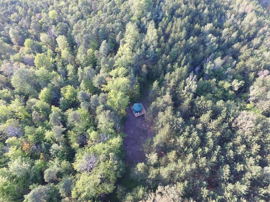 Forest Yurt 1 hour from Toronto Yurts for Rent in Blackstock, Ontario