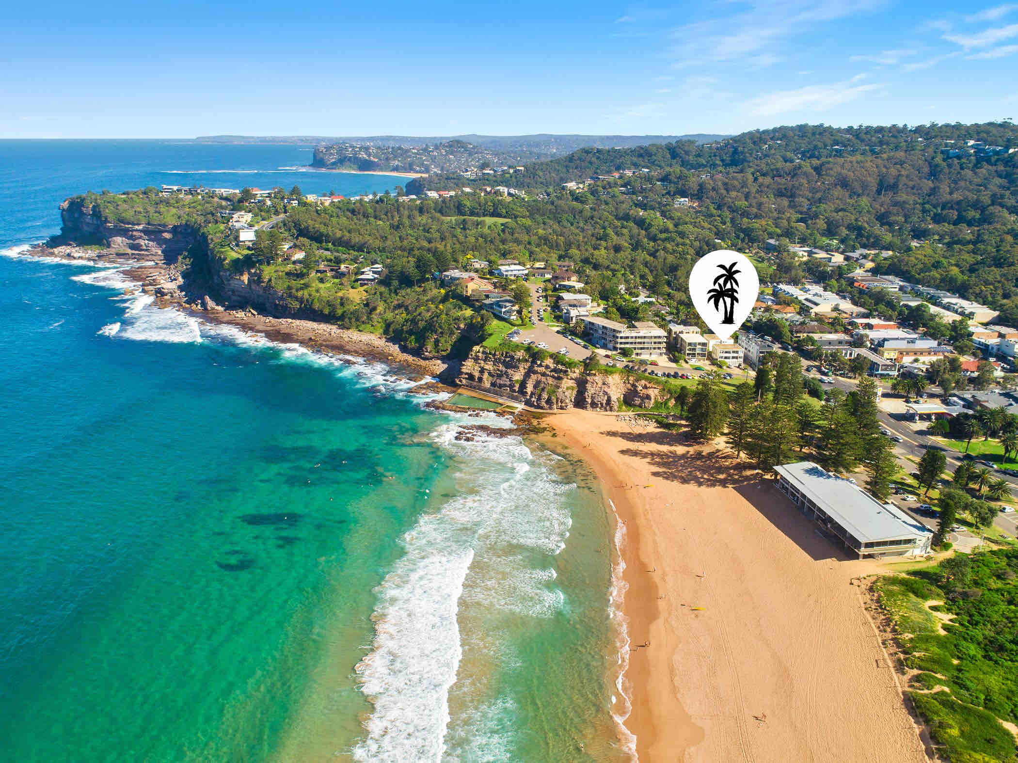 Beach apartment walking distance to village