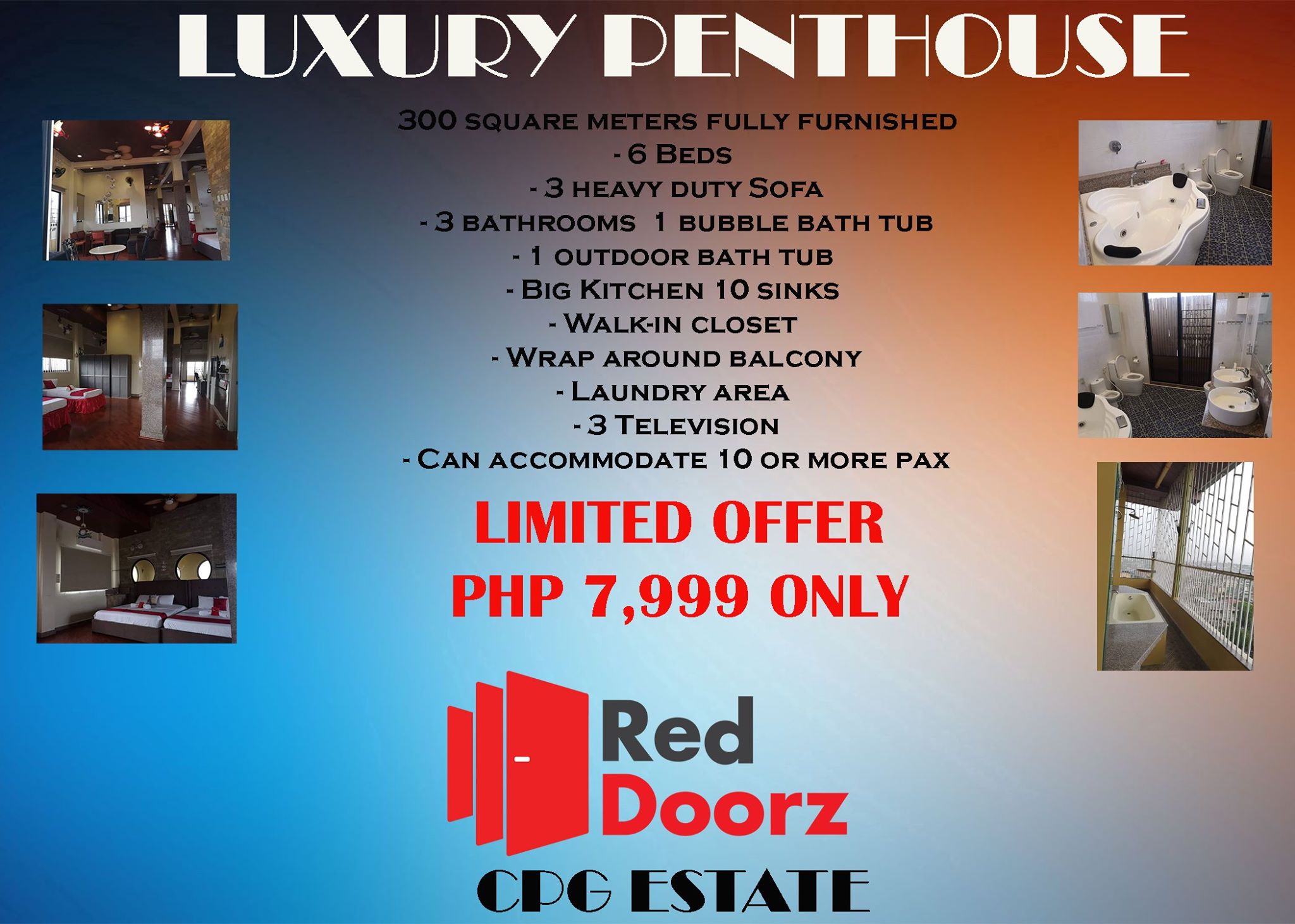 Luxury Penthouse Taguig near Mckinley, BGC, Arca - Hotels for Rent in