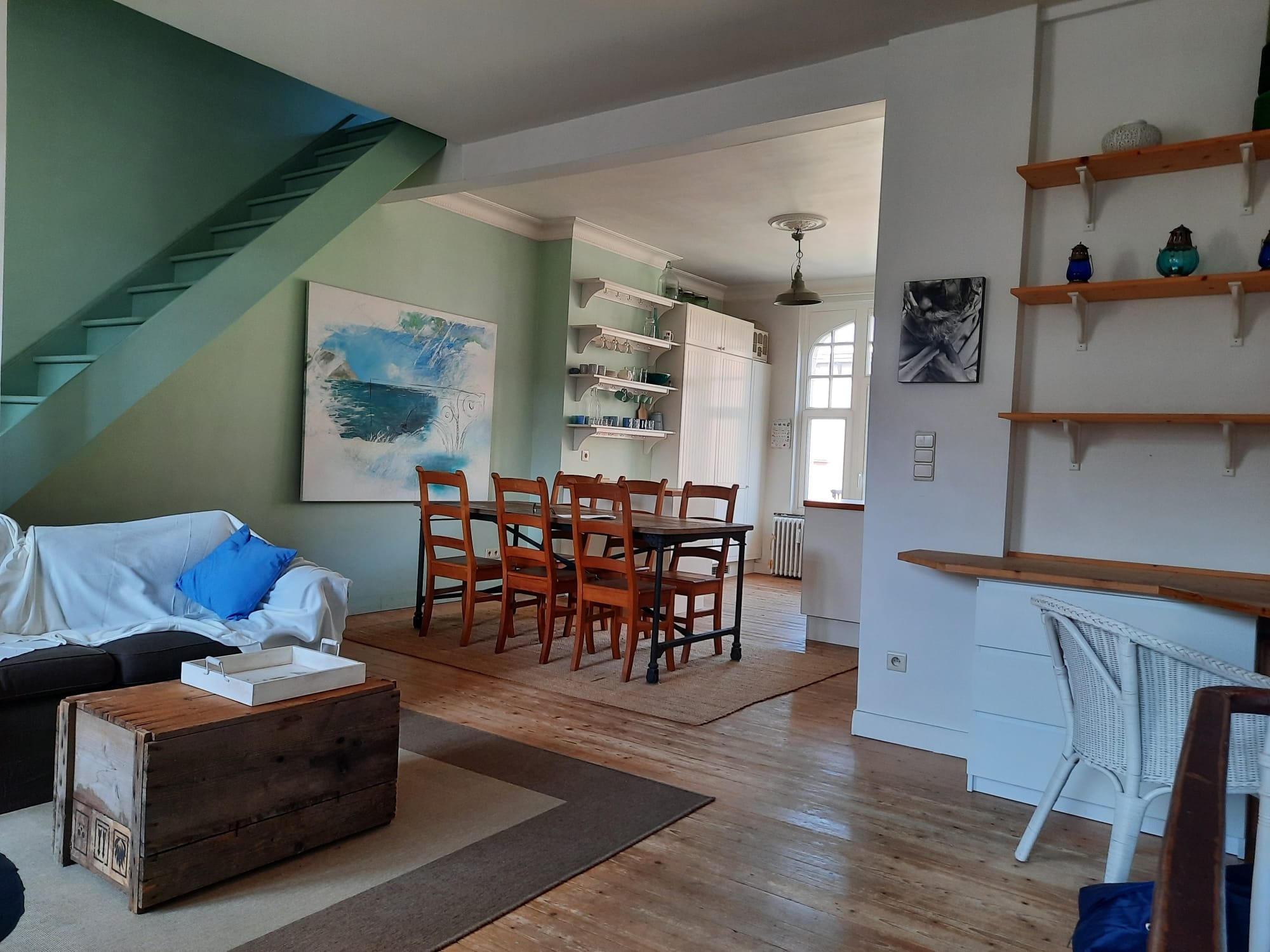 Bright & warm duplex in Schaerbeek, Brussels