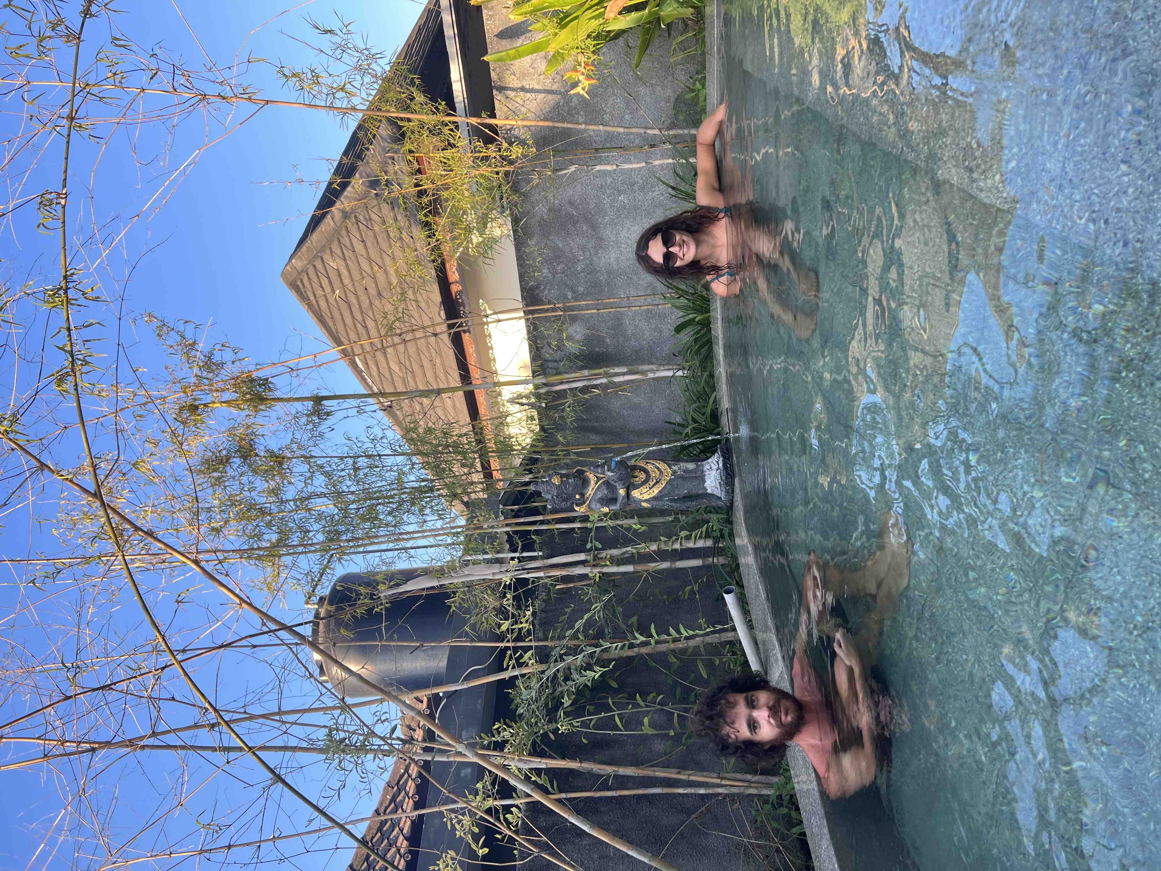 Prananda house free hot spring