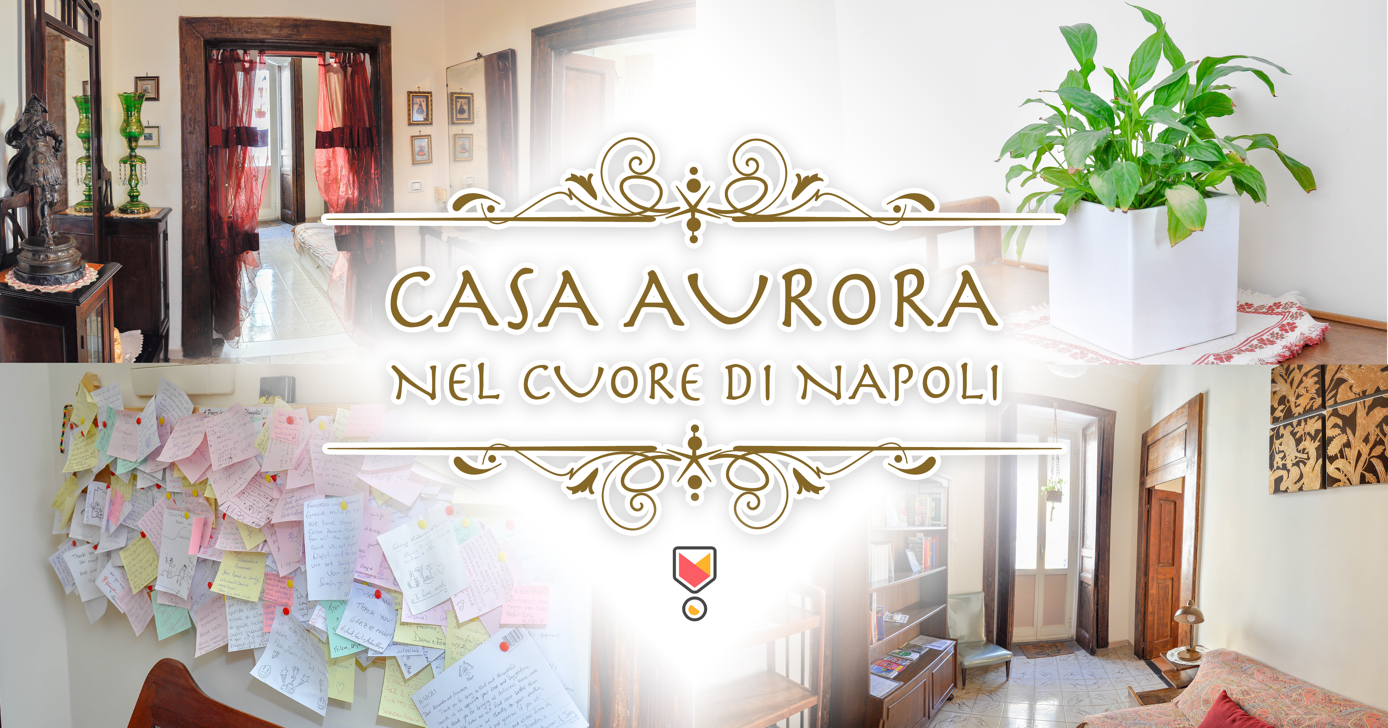 "Casa Aurora" in center of Naples in Pendino, Naples