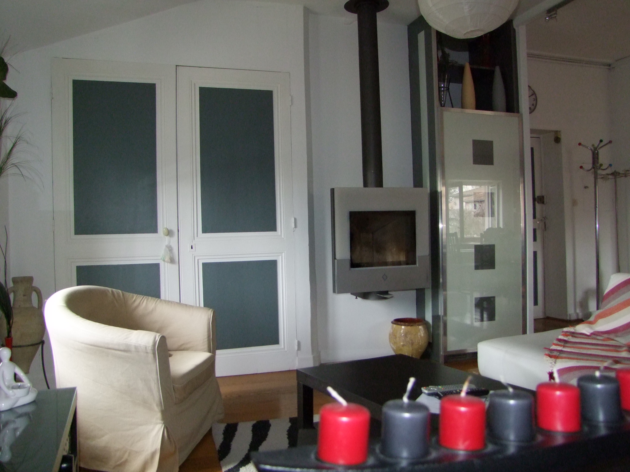 Small rooftop apartment