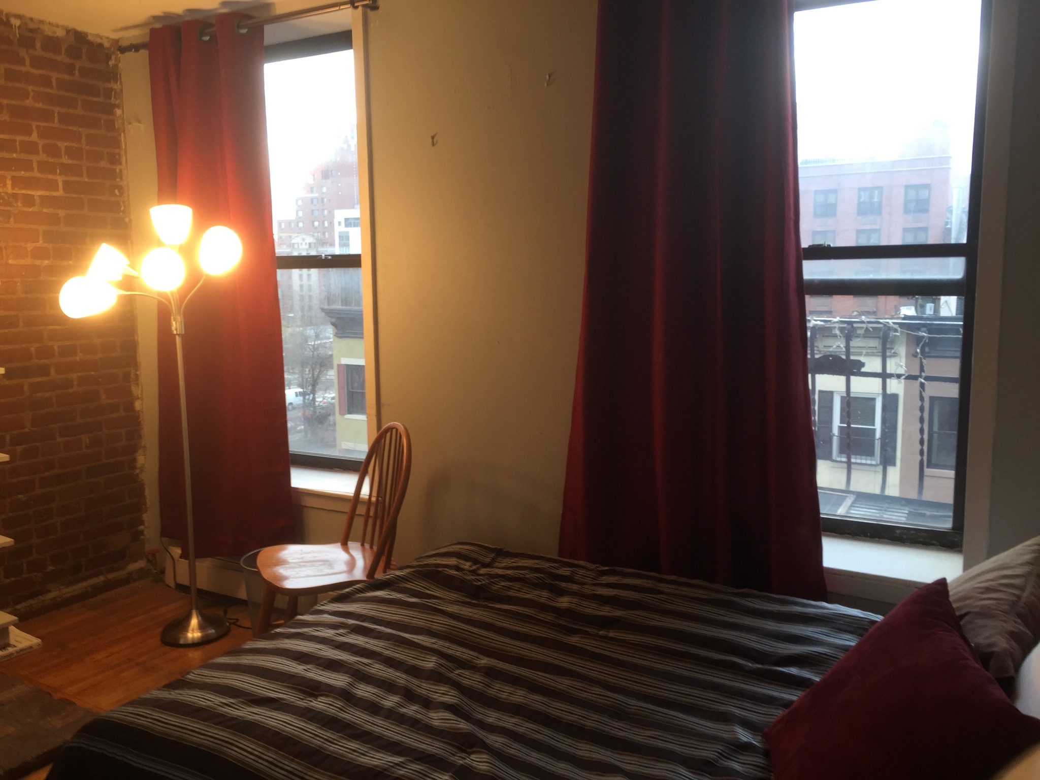 Cozy bedroom near Times Square in Hell's Kitchen, New York City
