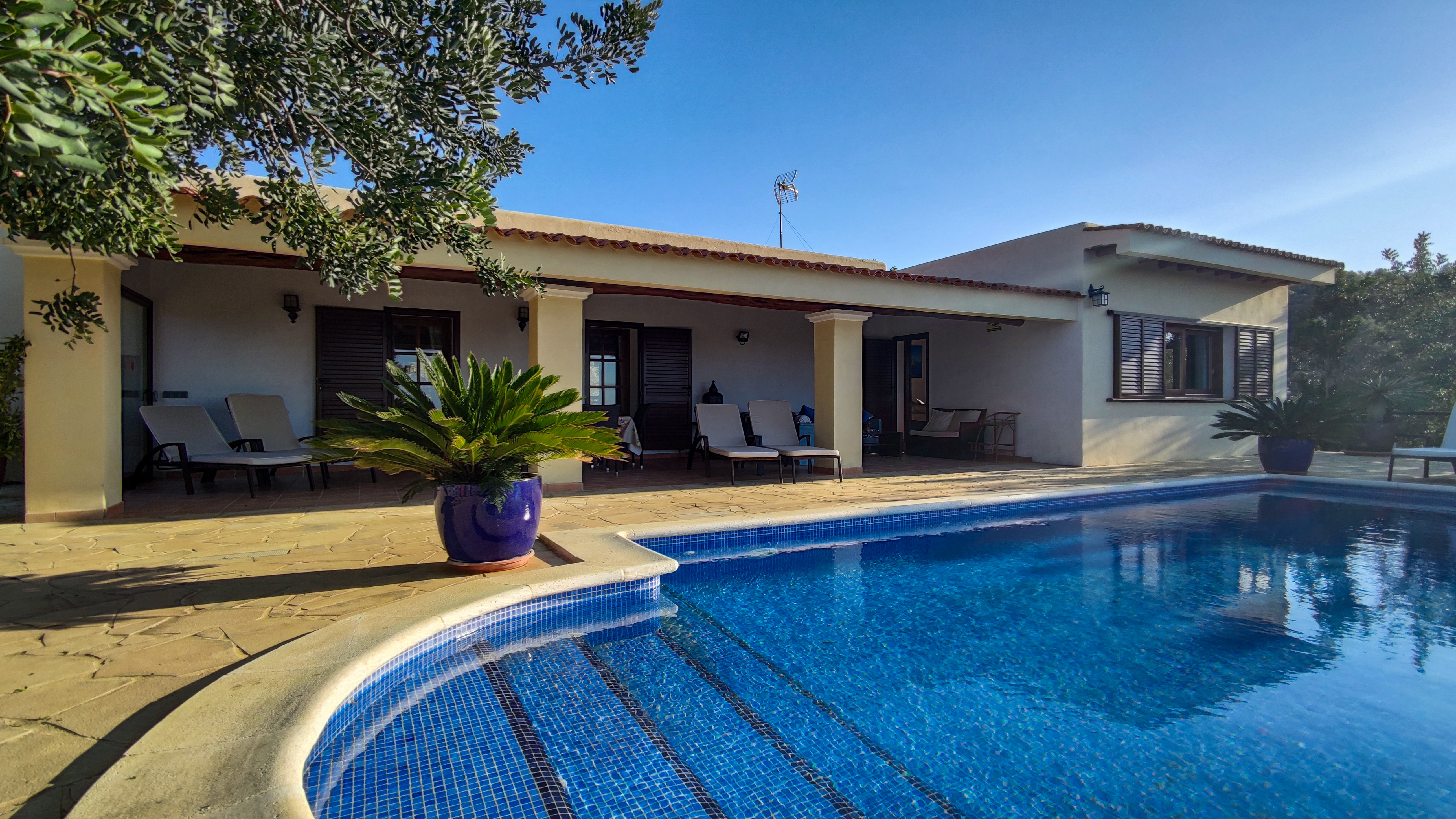 Shera House. Typical Ibiza House with Ocean View