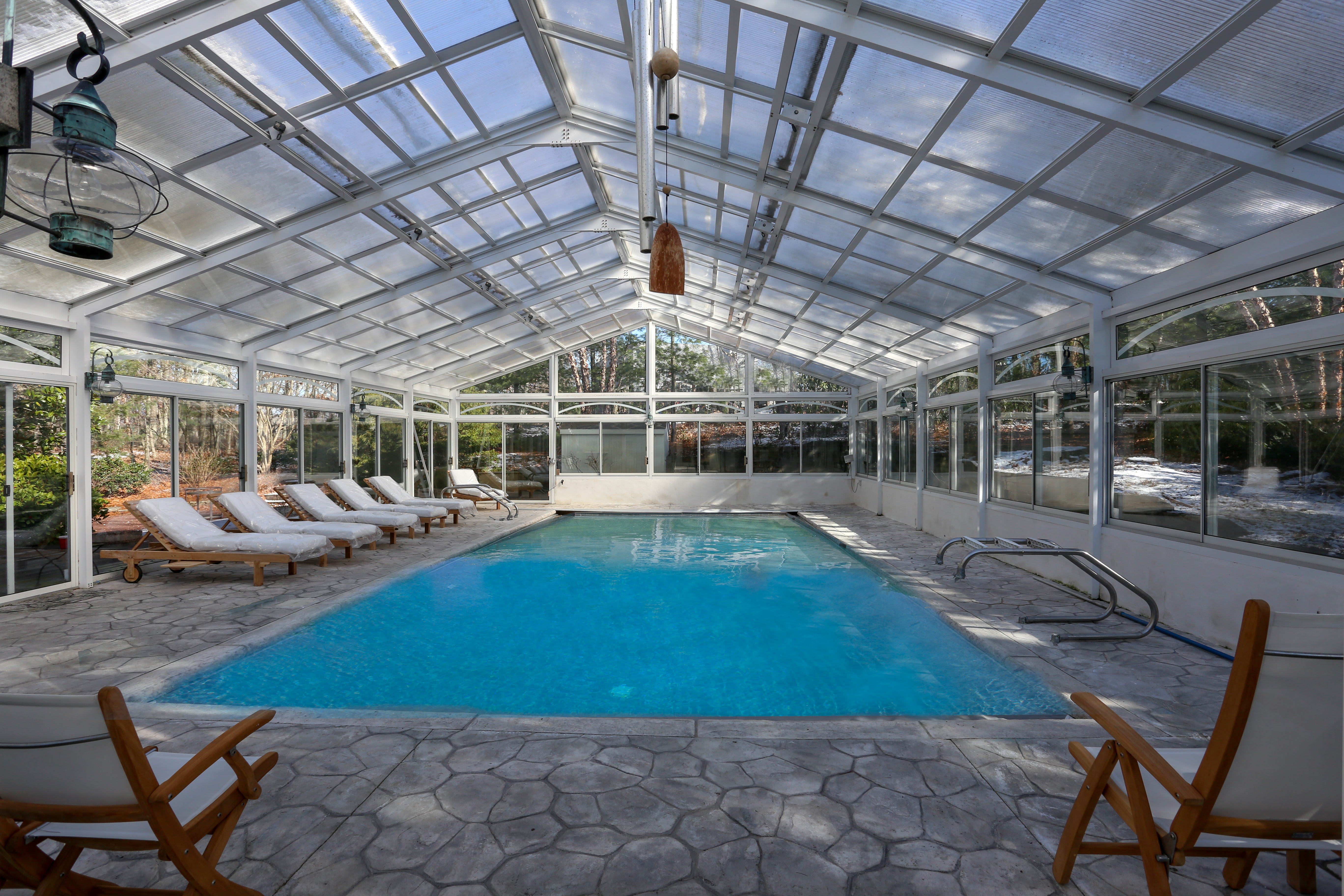 Tropical Paradise With Year Round Indoor Pool Houses For Rent In East Hampton New York United States