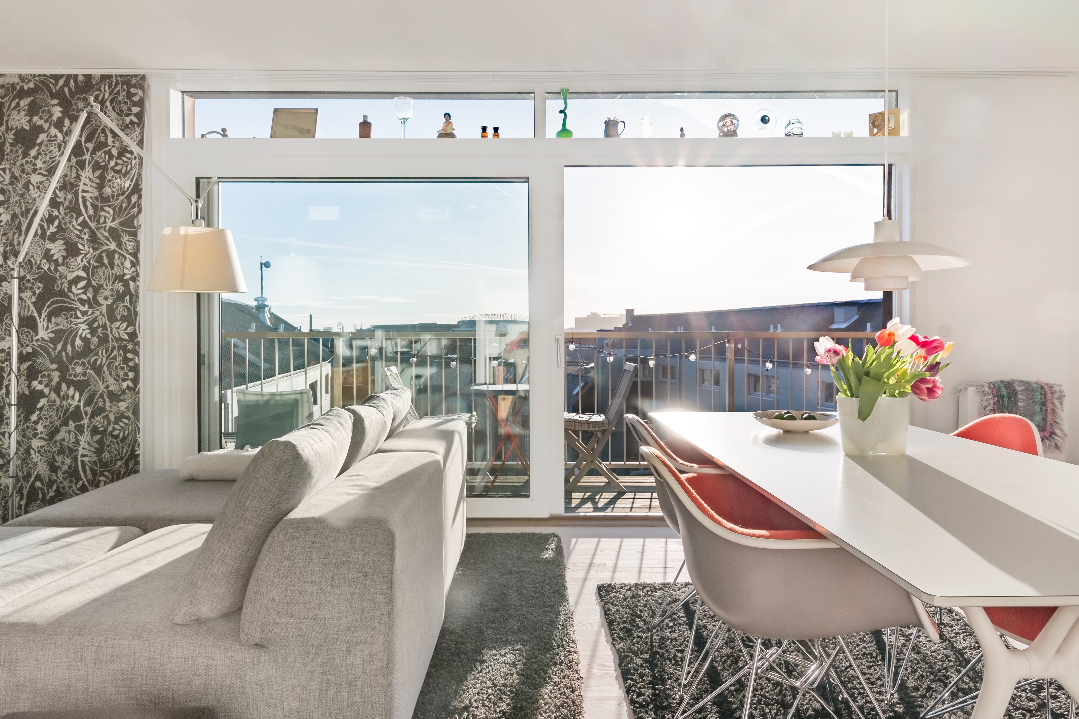 · Central Sunlit Penthouse fits 3 · in sterbro, Copenhagen