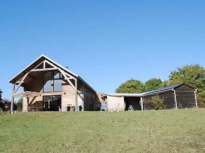 Designed wooden house