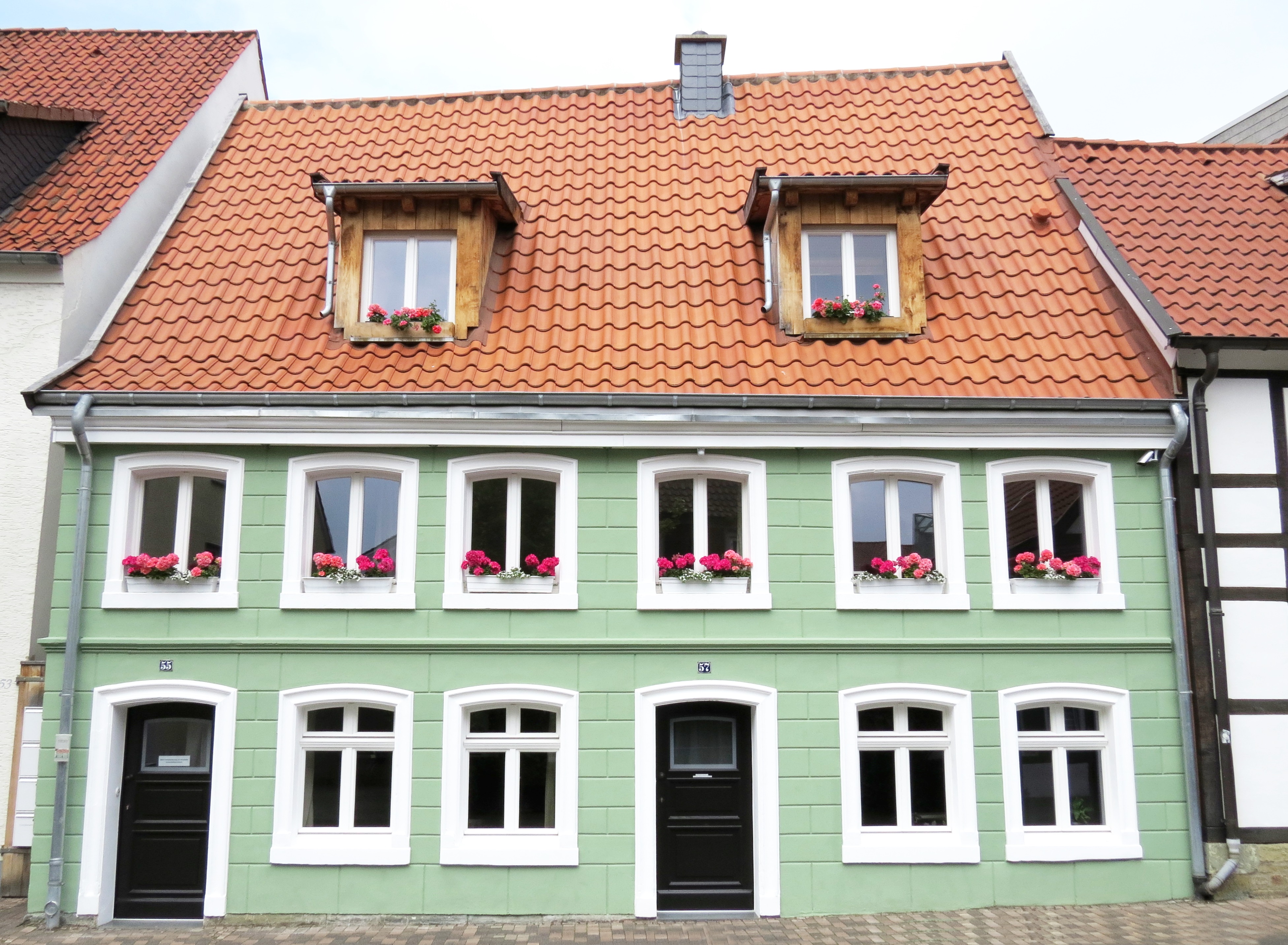 traditional building in the oldtown of Soest