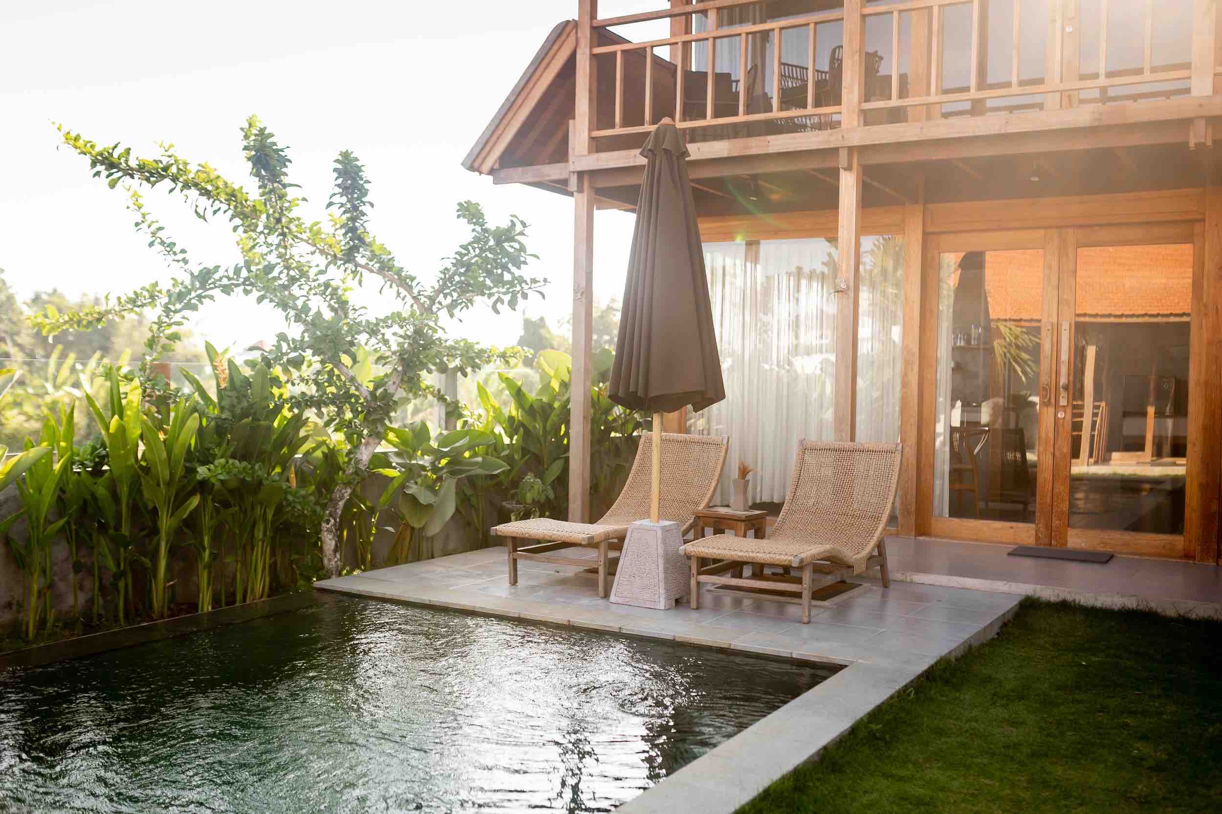 New Villa 2 Pererenan Seseh sunrise view
