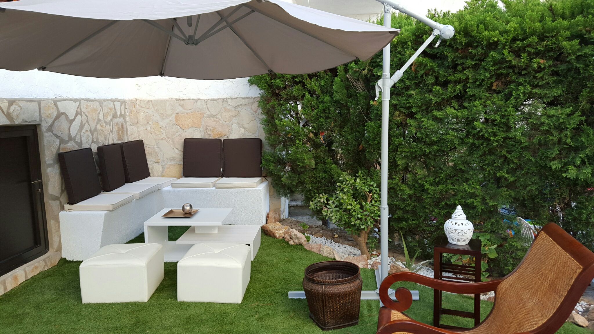 Apt de 2hab, private entrance, garden, terrace,FibraG1