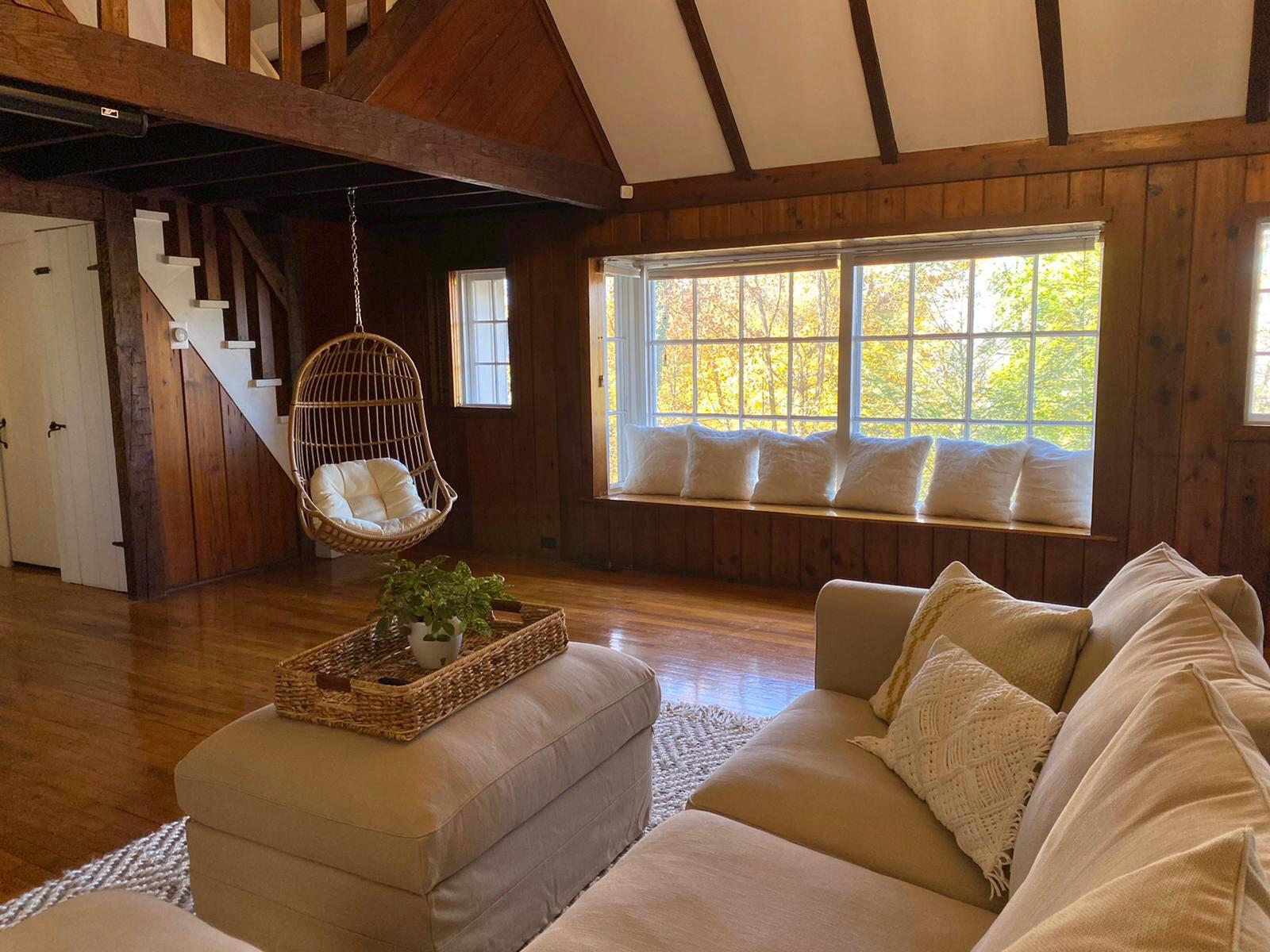 The Red Door Cabin At Lake Mohawk Cabins for Rent in Sparta, New