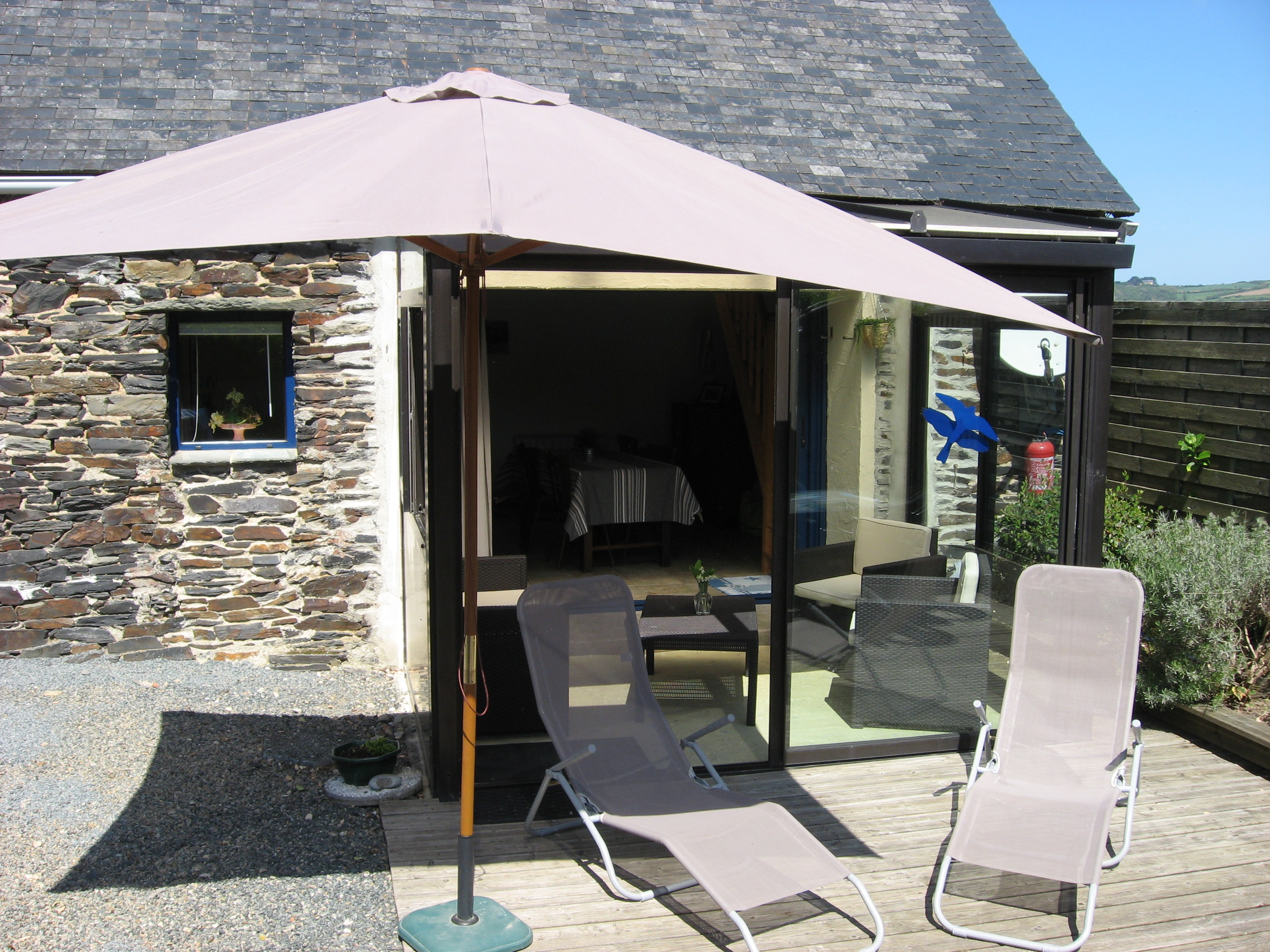 Stone house by the sea