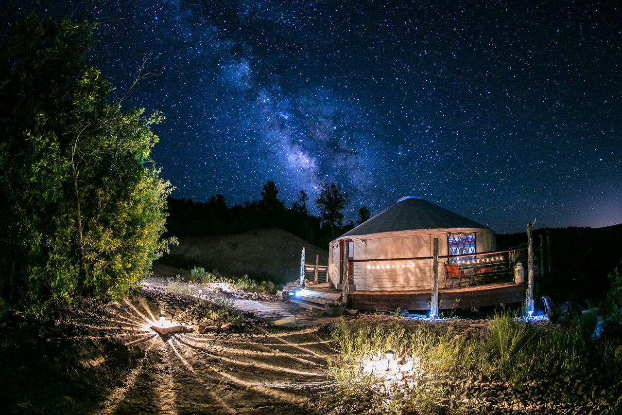 Zion Backcountry Yurt Yurts for Rent in Orderville, Utah, United States Airbnb