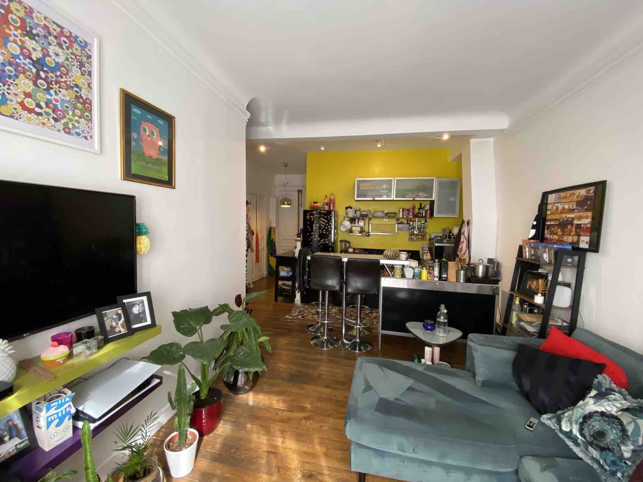 Room in 650ft sq apt in center and Trendy Paris. in Entrepôt, Paris
