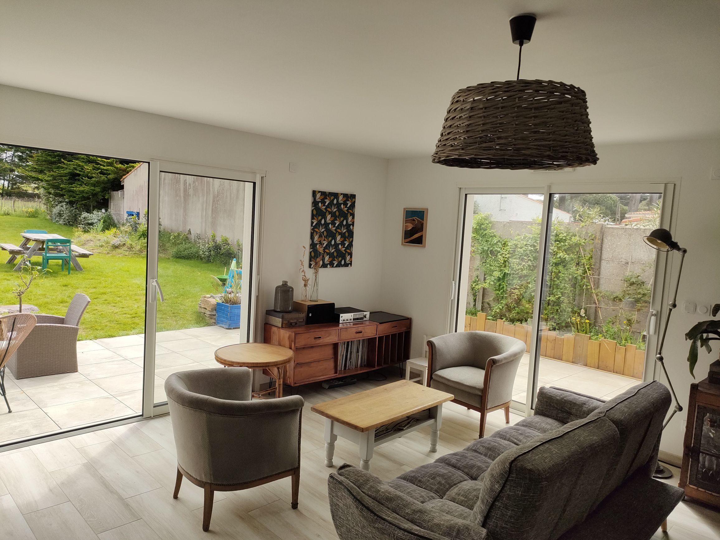 beachfront family home