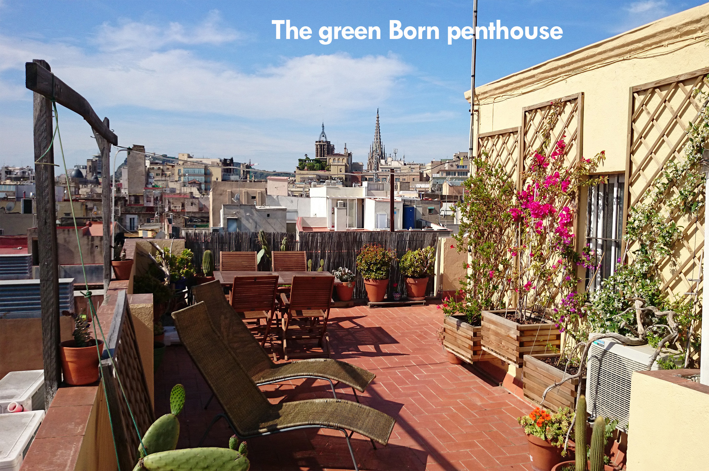 Barcelona Center. Born . Magic terrace. 360º views in Sant Pere, Santa Caterina i la Ribera, Barcelona