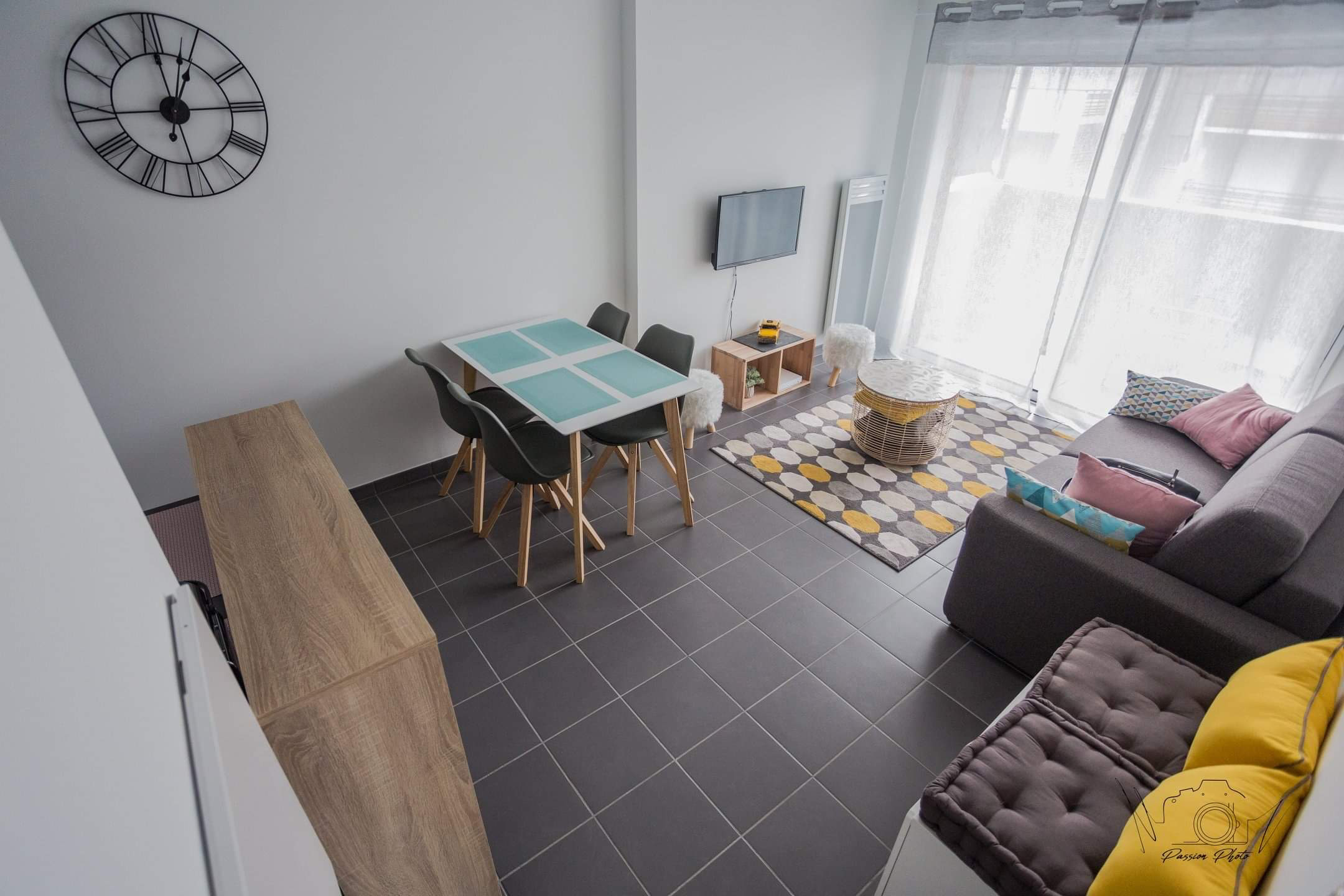 T2 apartment, parking, walk from the ocean, WIFI