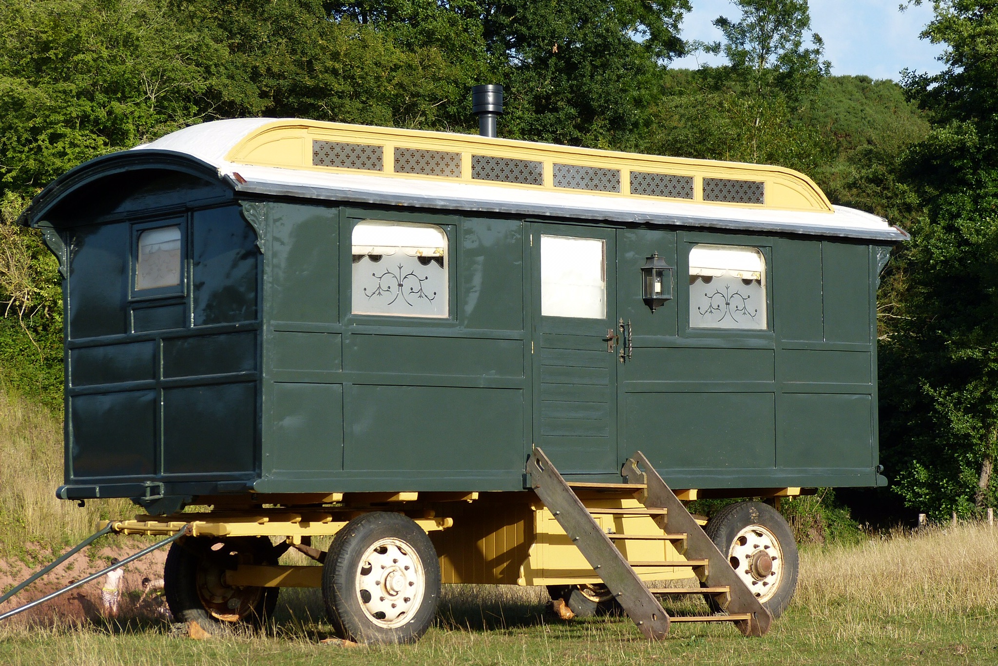 Original Showman’s Waggon near Offas Dyke