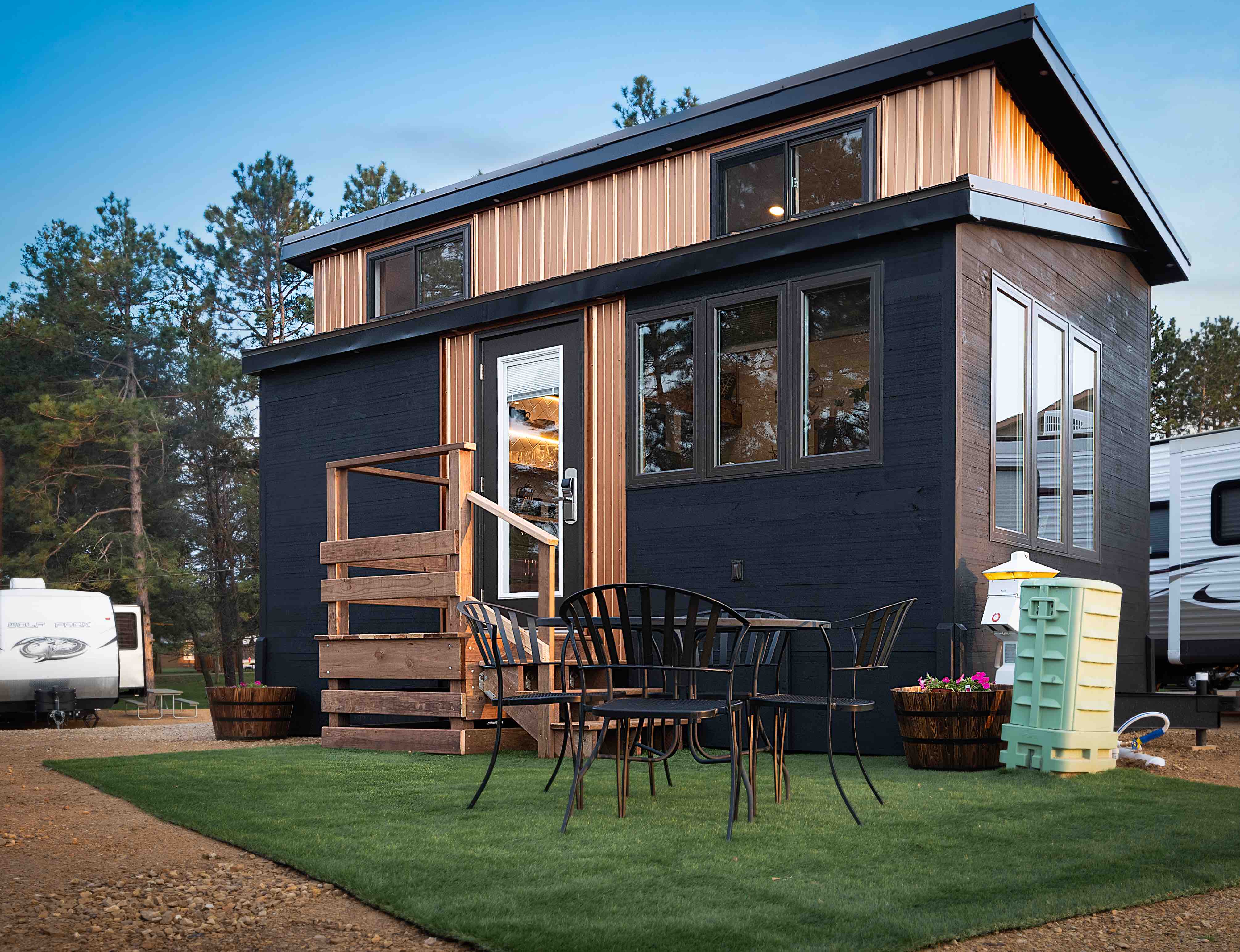 Lagoon Tiny Home Natural Lagoon Zoo Tiny houses for Rent in