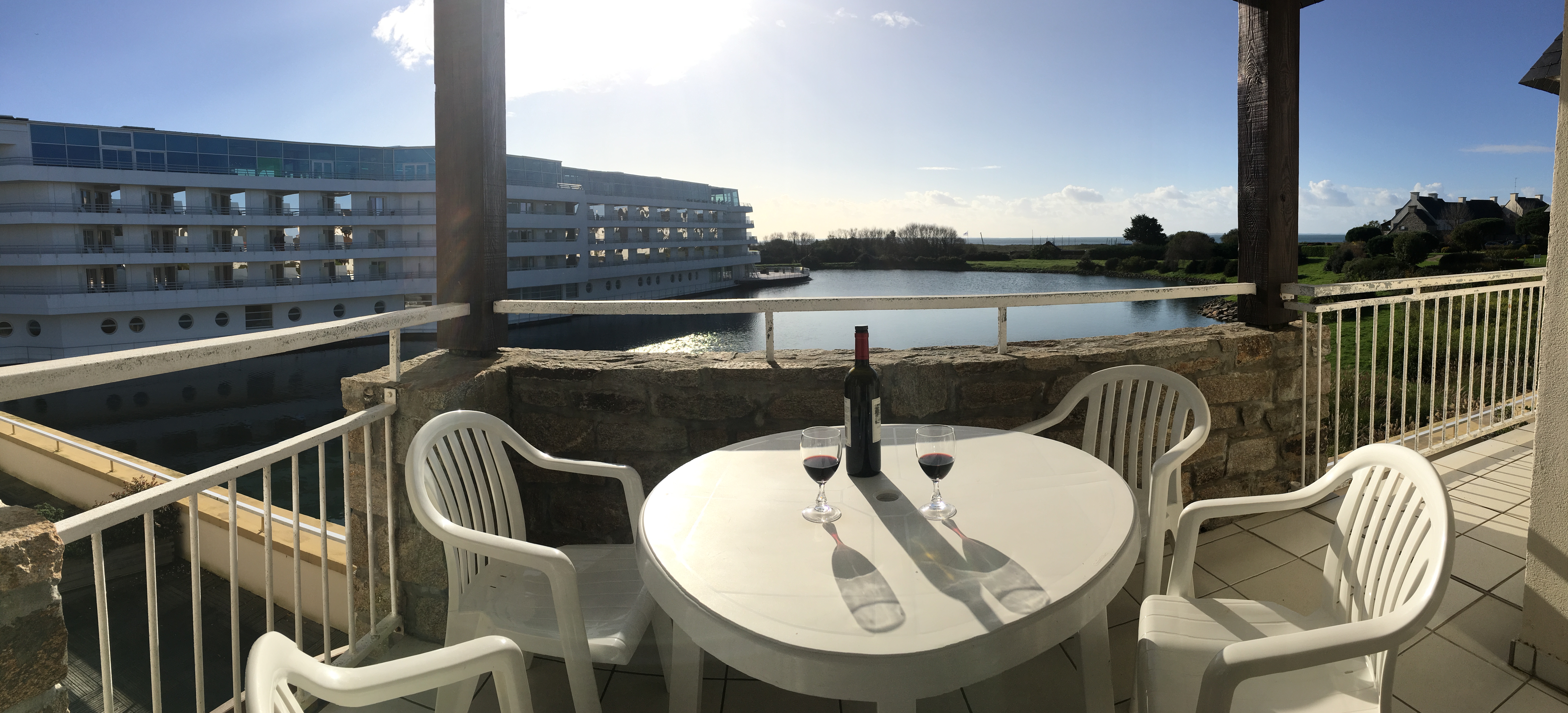 Arzon - Apt on the south side sea view