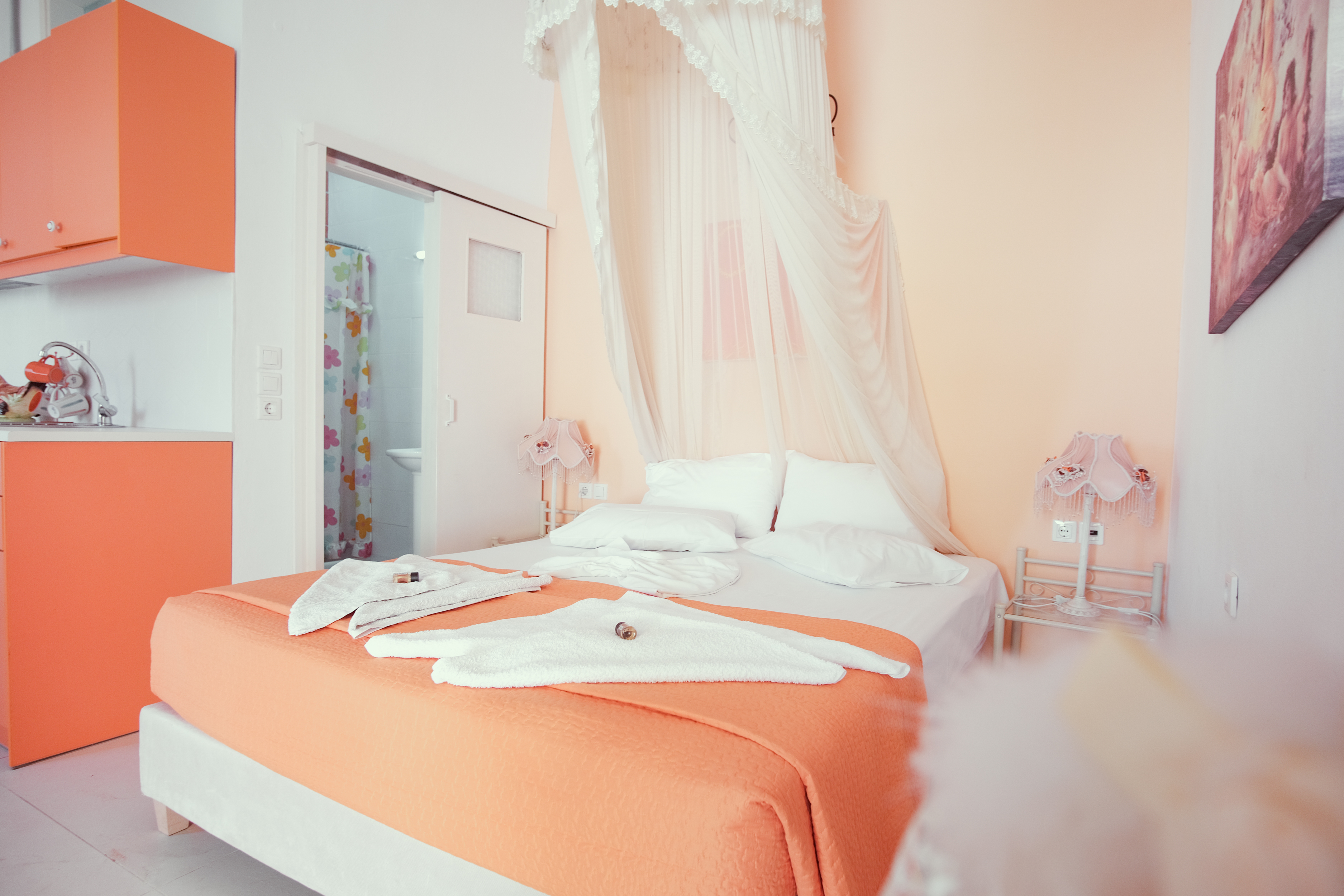 Orange Studio Elena, Rethimno city in Ρεθύμνης, Crete