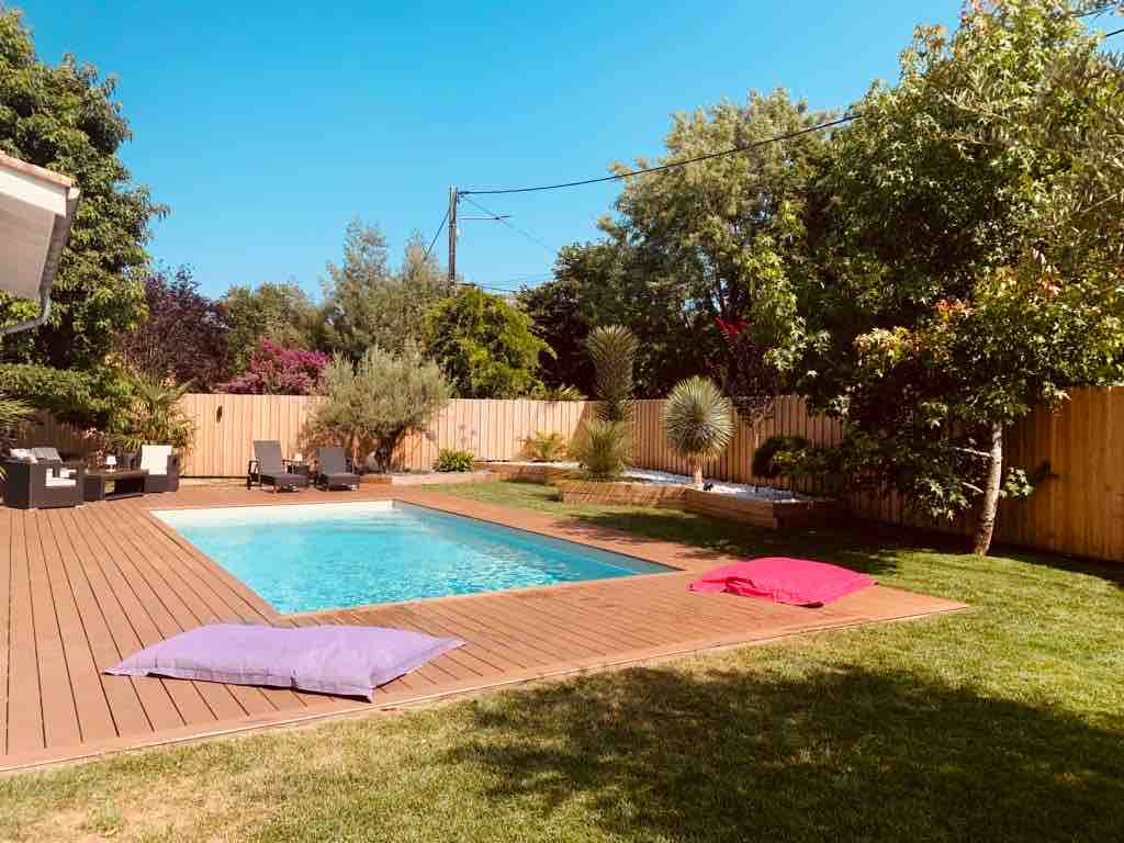 Maison Bassin Arcachon with heated pool