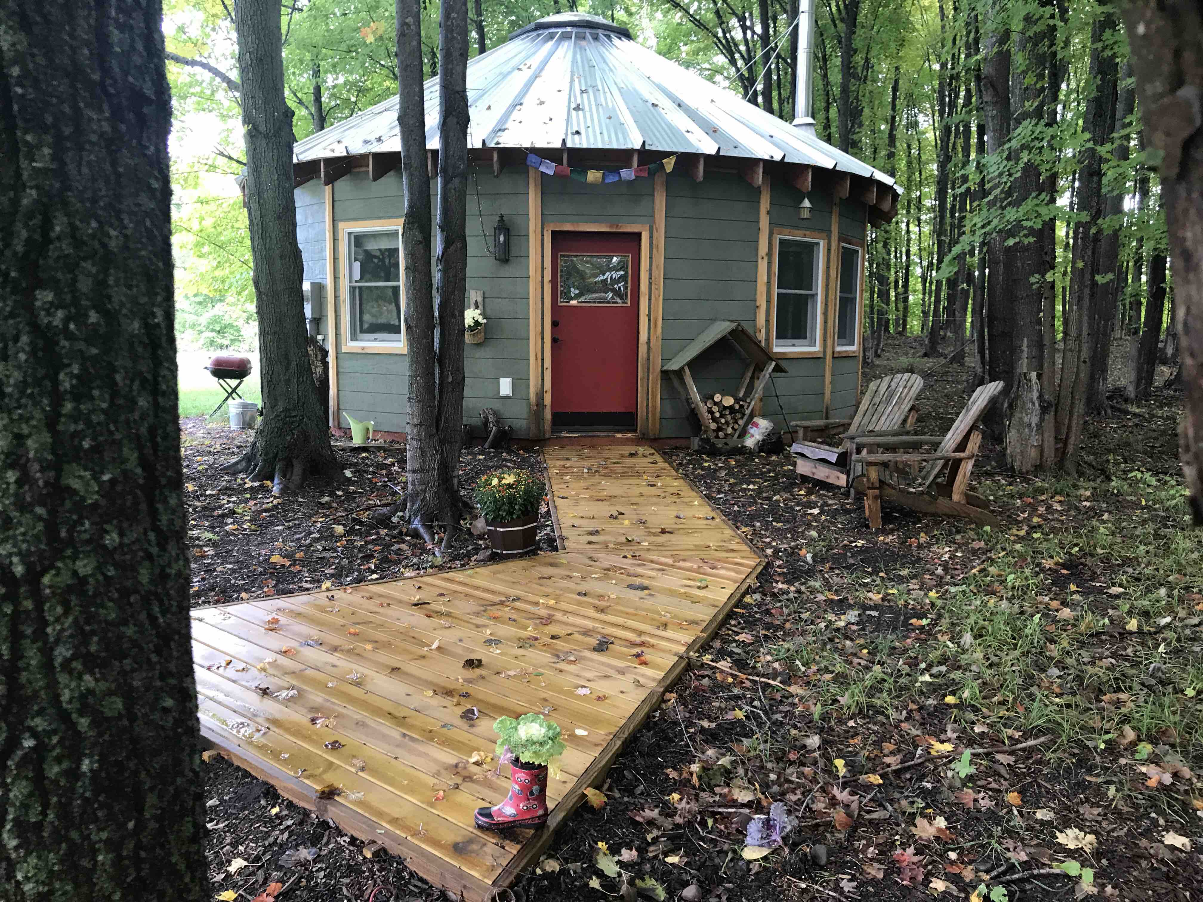 The Yurt at Spruce Hill Farm Farm stays for Rent in Maple City