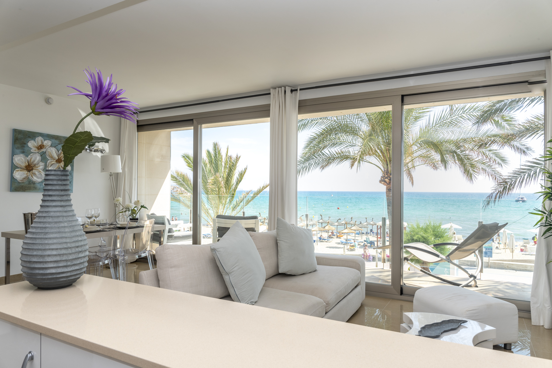 Suite Junior 1ª linea de playa in Palma de Mallorca, Mallorca