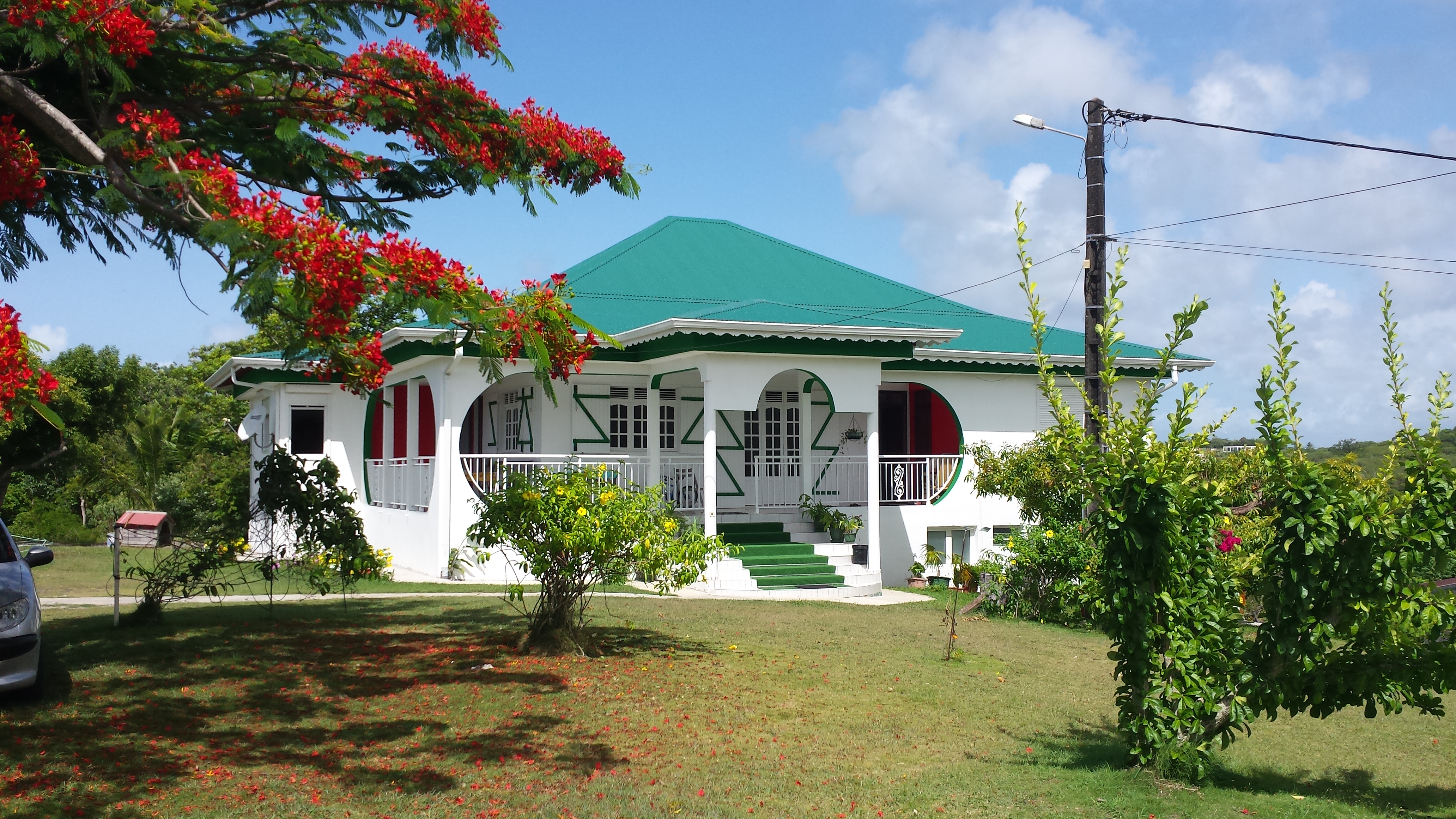 Countryside and sea 3 rooms furnished. Bernard, Gosier