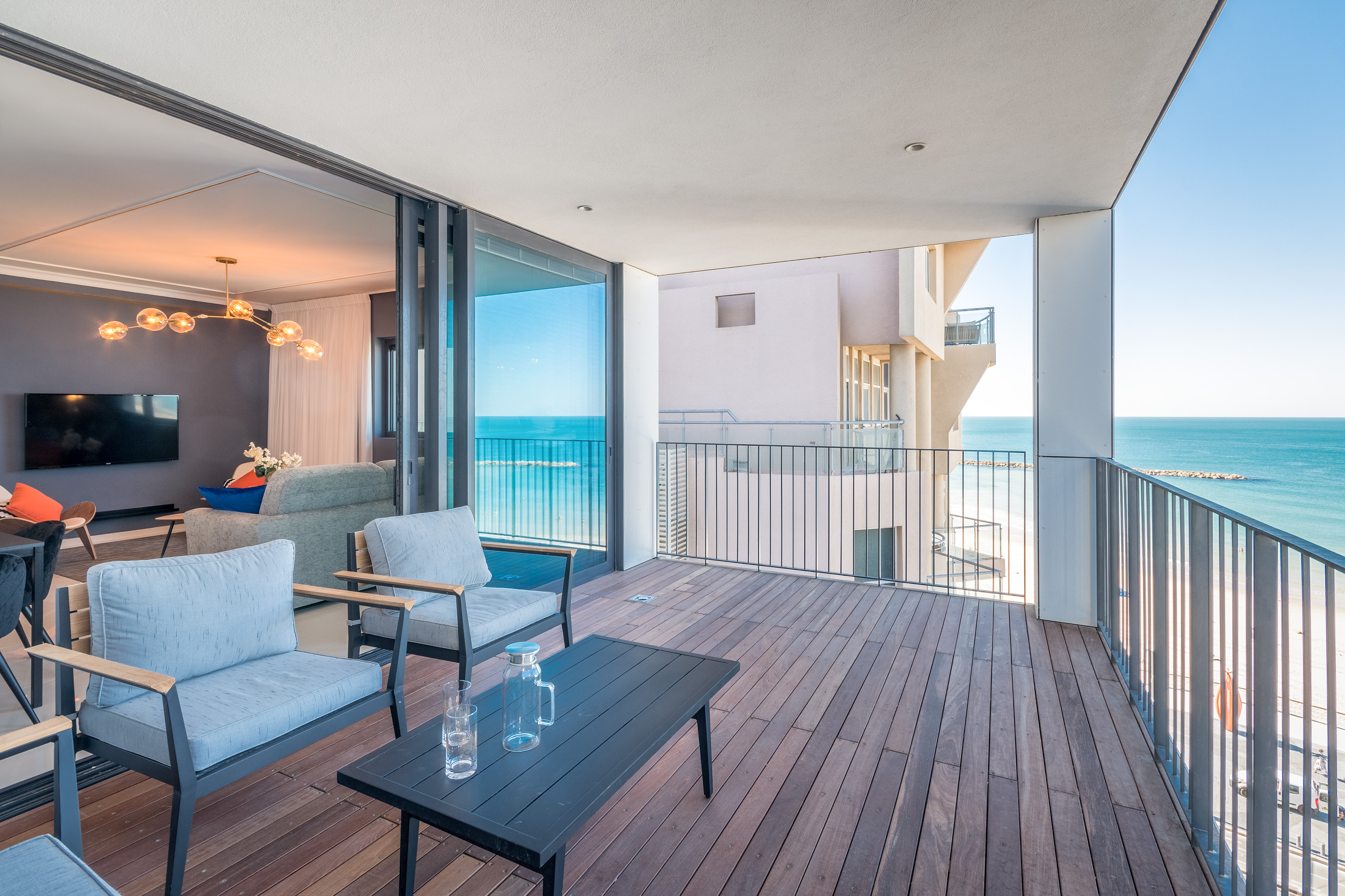 Front of Beach Trumpeldor Street Condominiums for Rent in Tel Aviv