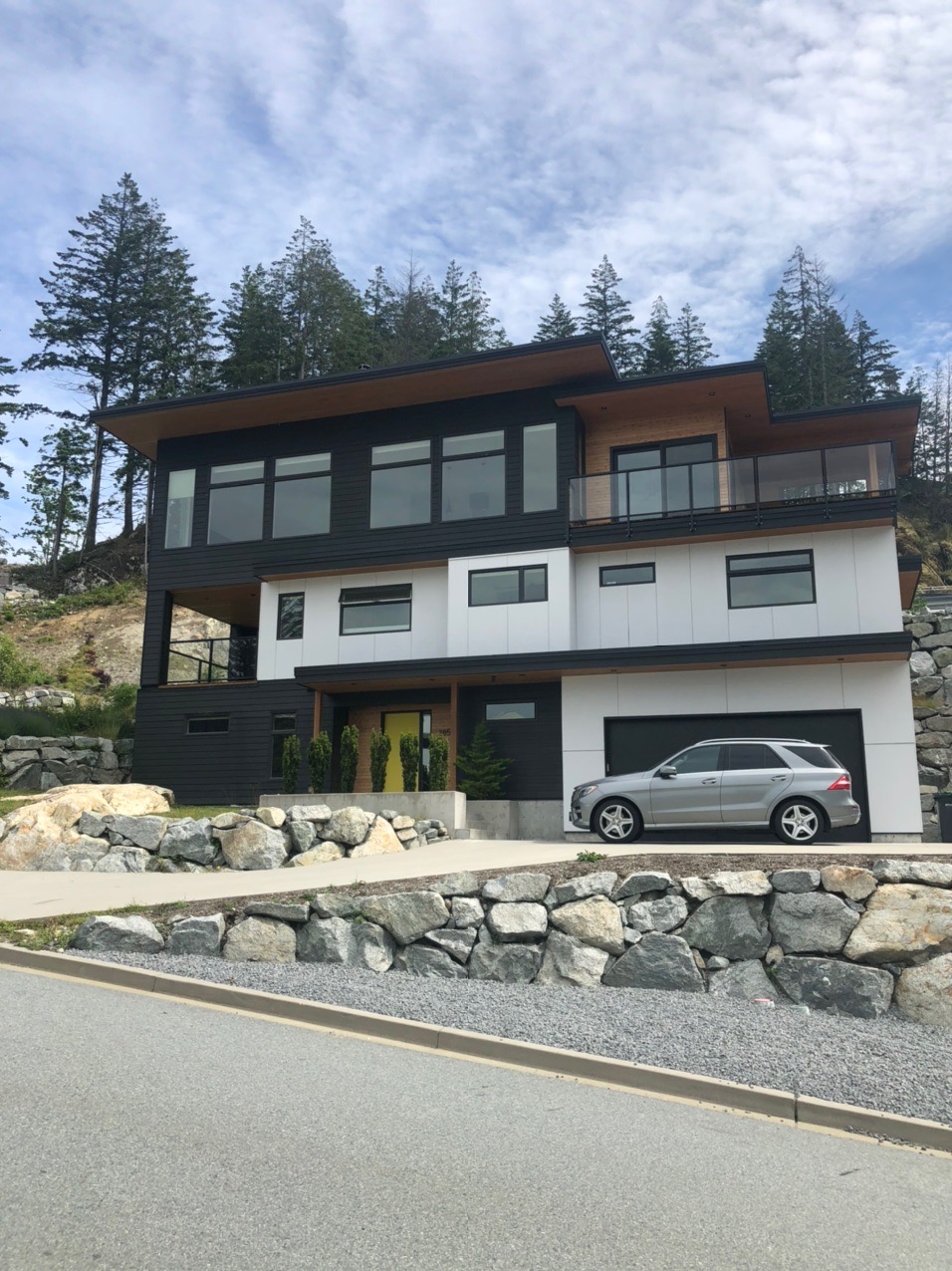 Modern home,  breathtaking view