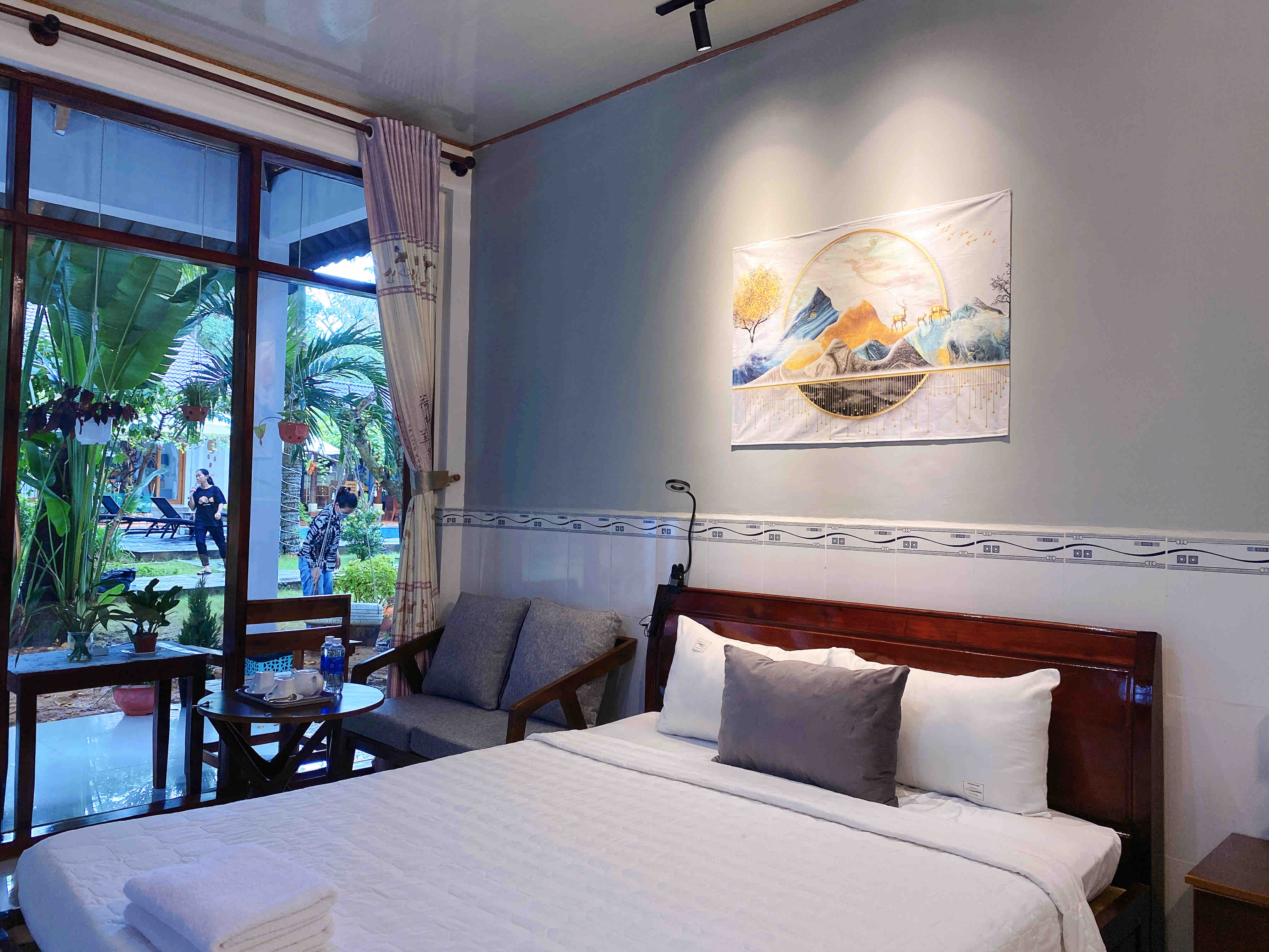 phu quoc pool view near city and beach, single house double room 07 (breakfast included