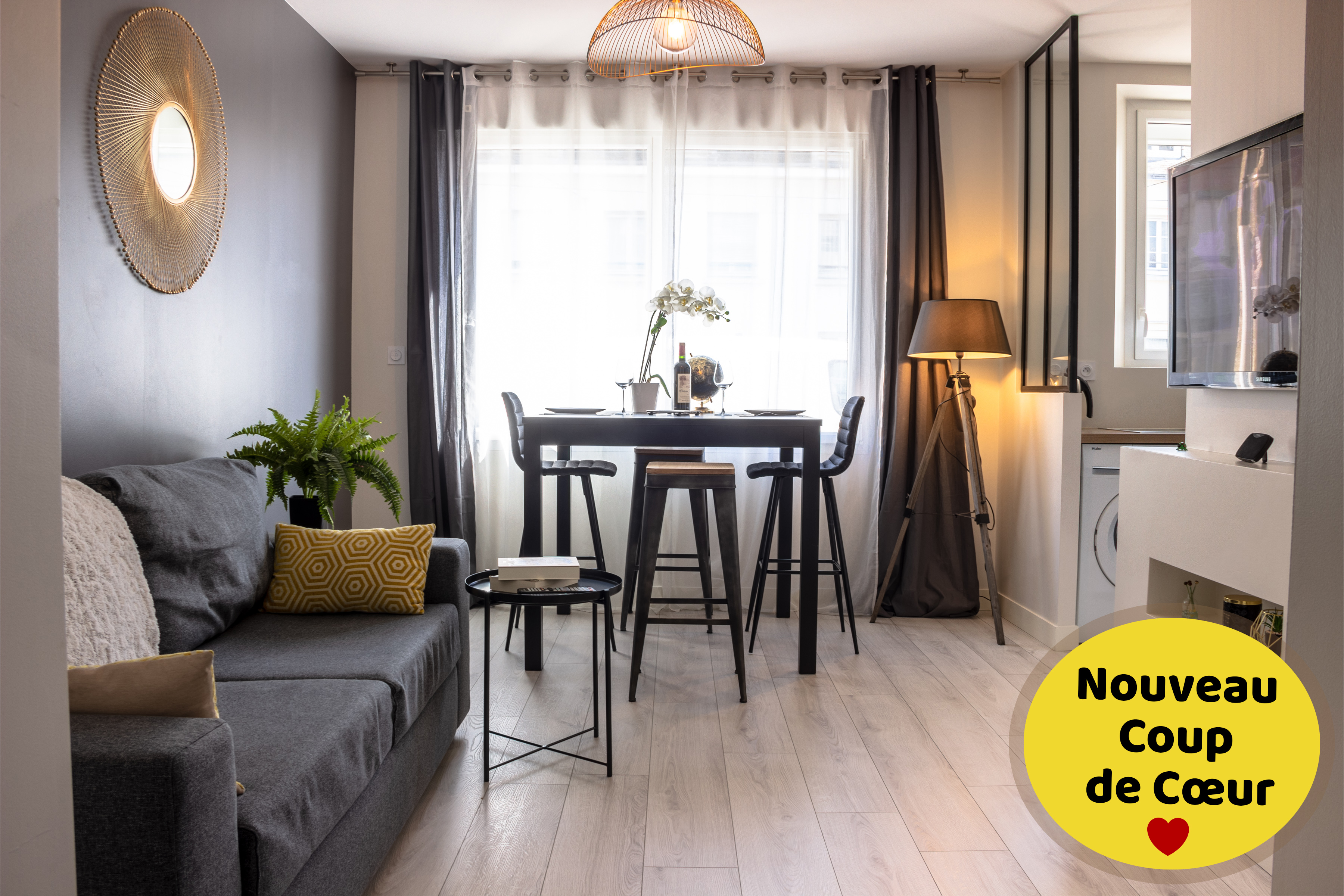 ⭐️SUPERB Apt Ground floor, NEW center, FULLY-EQUIPPED⭐️
