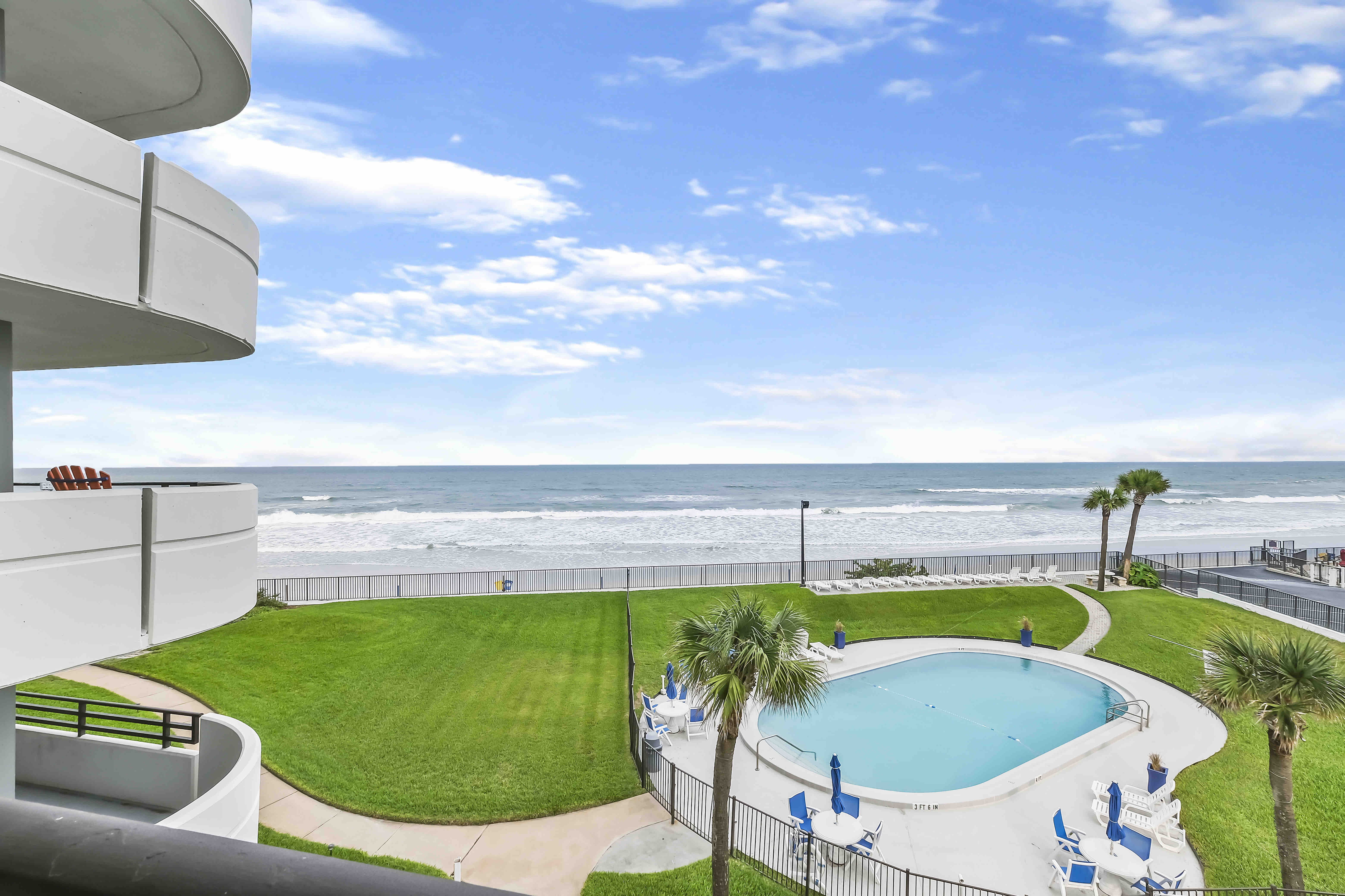 Truly Oceanfront. Horizons Condominium Condominiums for Rent in Daytona Beach, Florida, United