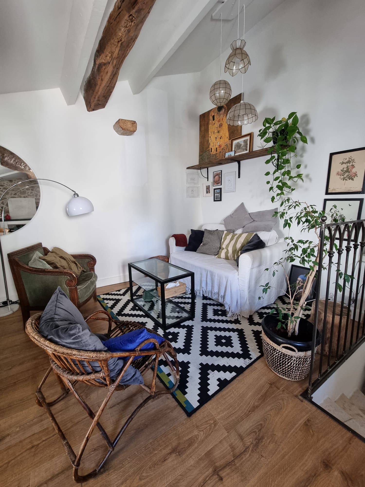 Warm village house