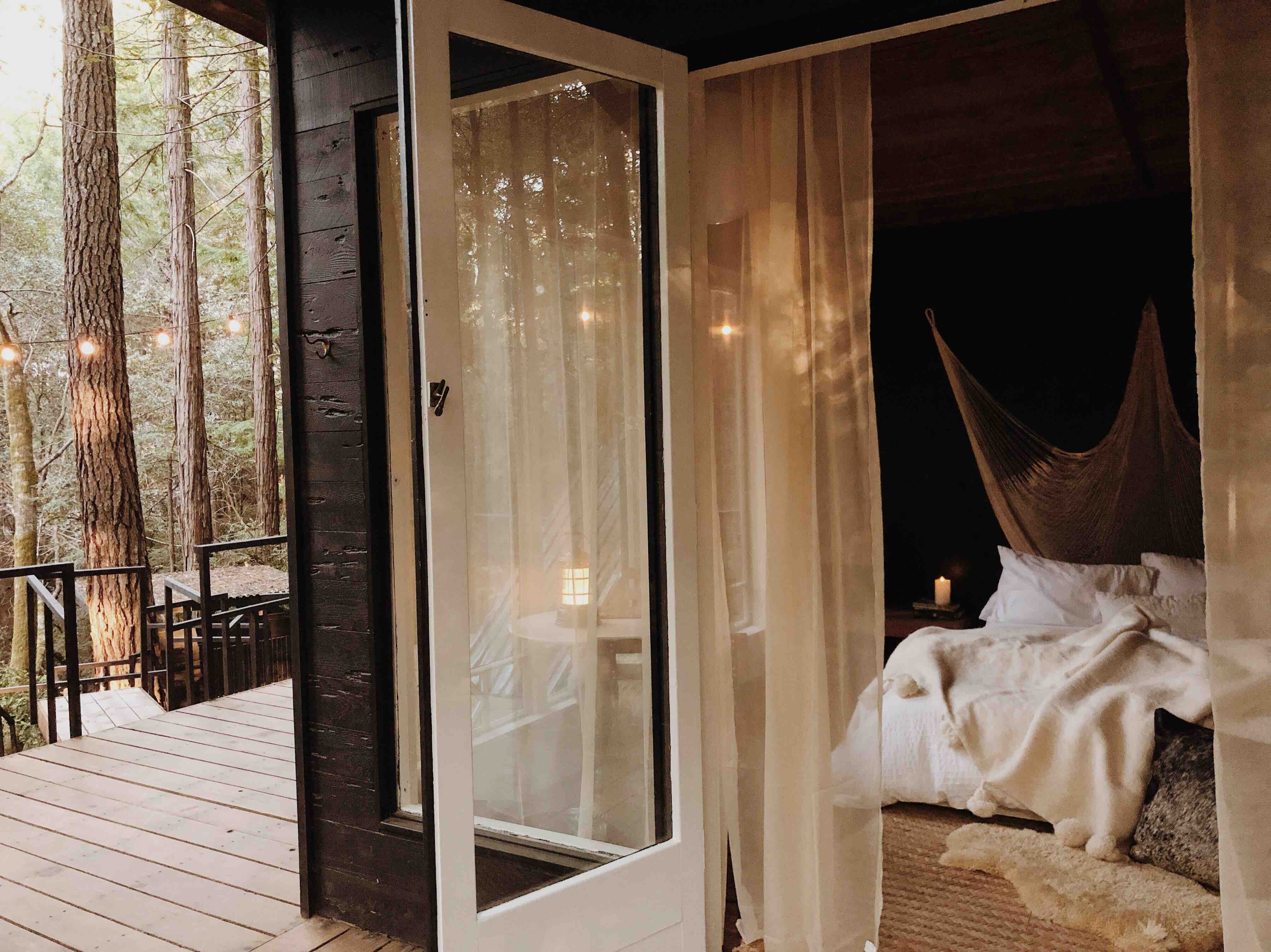 Forest Camping Hut Treehouses For Rent In Elk California United States