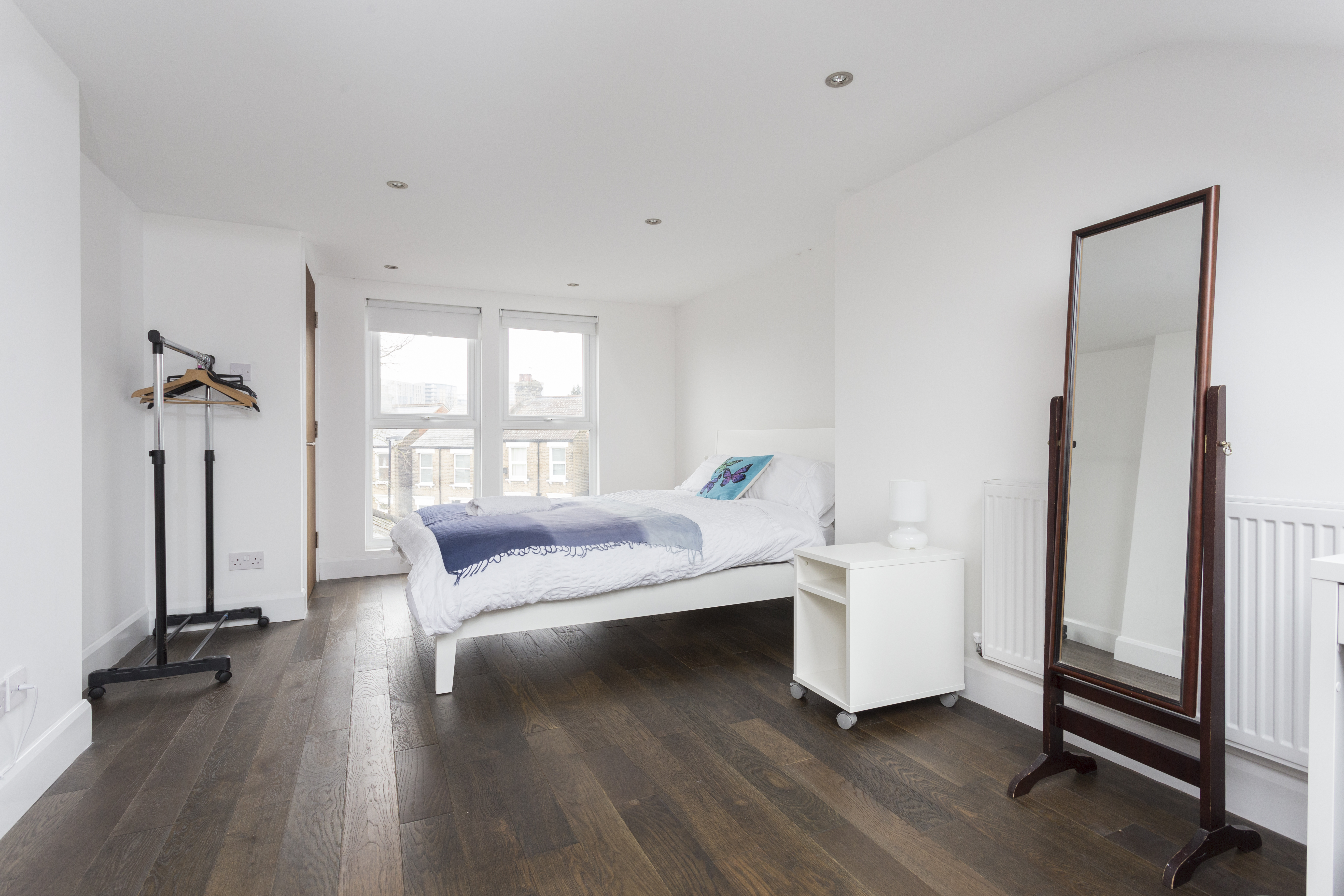 Large bright bedroom with own private bathroom