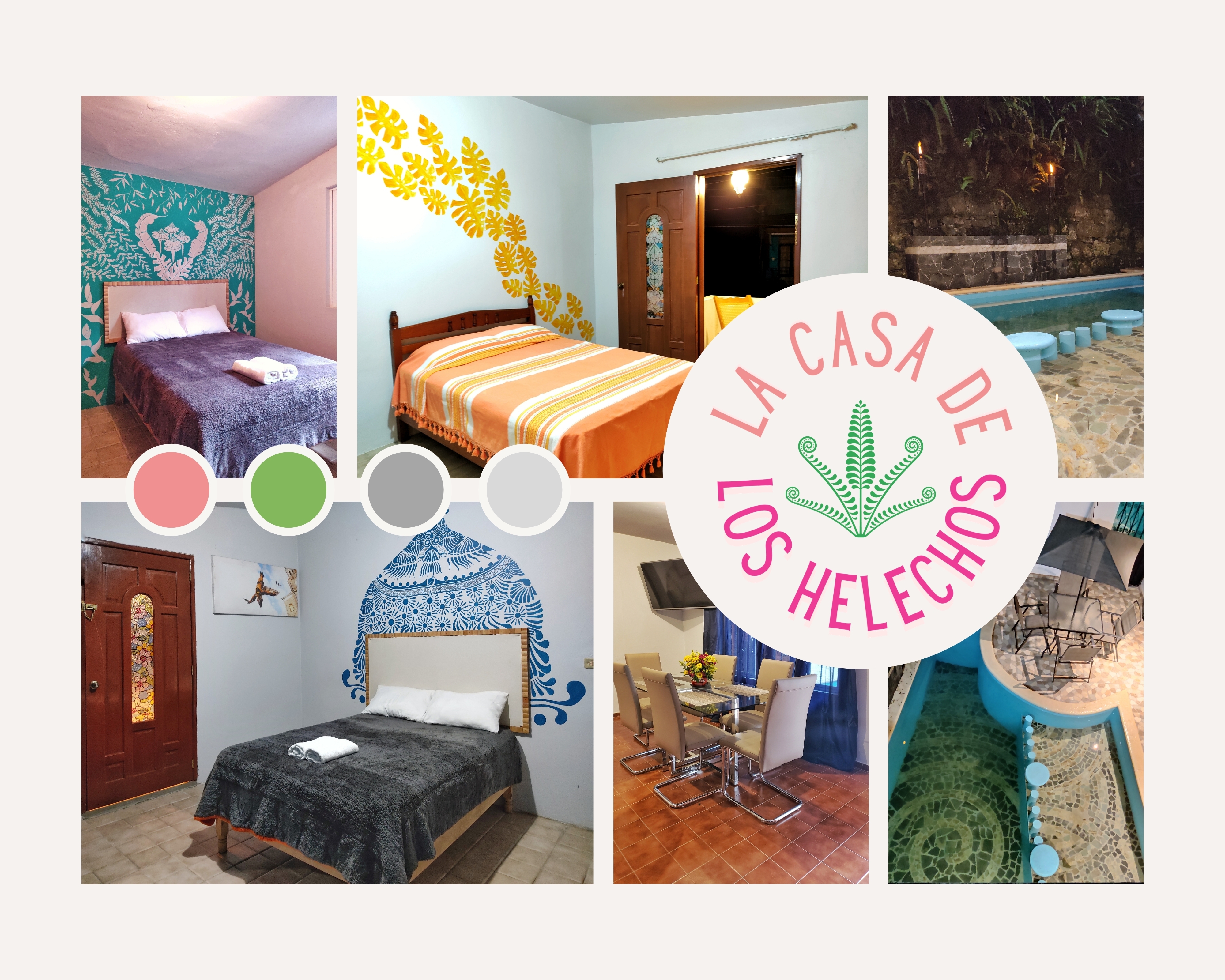 Casa Entera with 4 bedrooms in downtown Cuetzalan