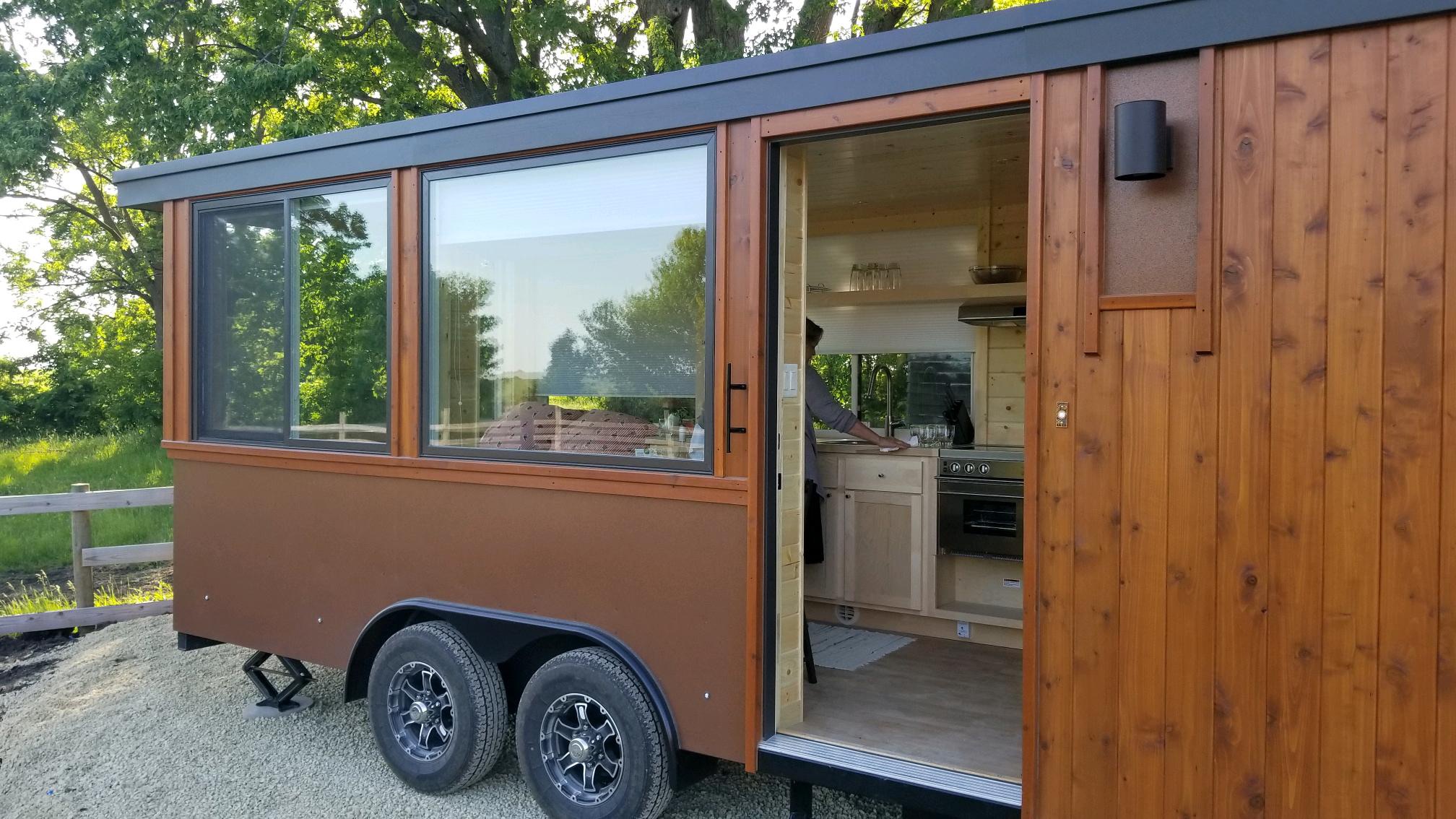 The Tiny House at Trout Lily Farm Tiny houses for Rent in Nerstrand, Minnesota, United States