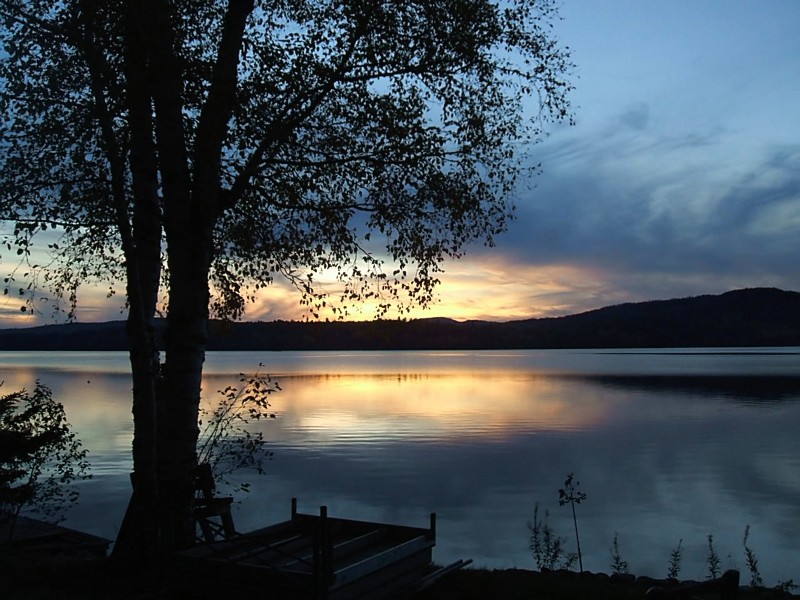 Lakefront log cabin, includes kayak Cabins for Rent in Oquossoc
