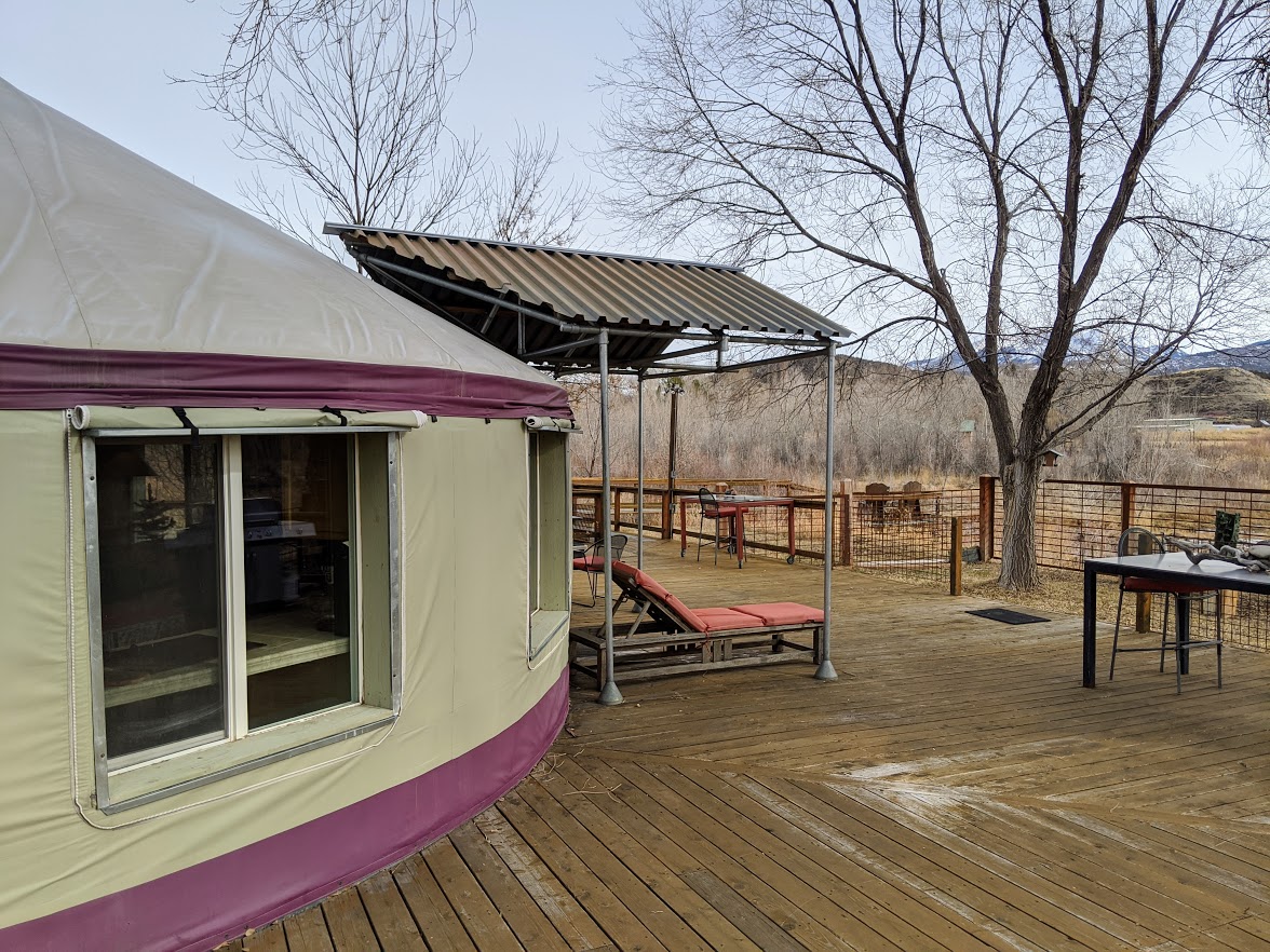 River Walk Yurt hot tub, fast & views Yurts for Rent in