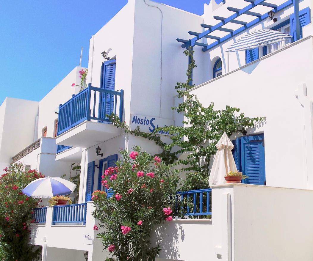 Nostos Studios at Saint George beach Naxos town 1