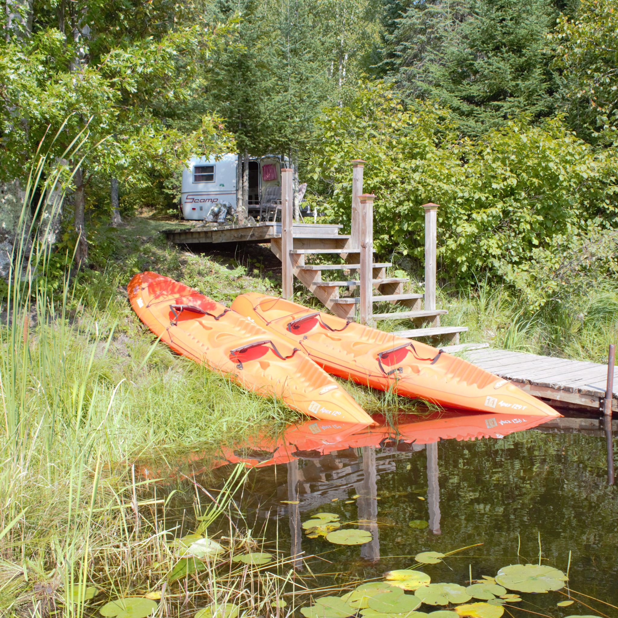 Minnesota Wilderness Lakefront Camping Campers/RVs for Rent in