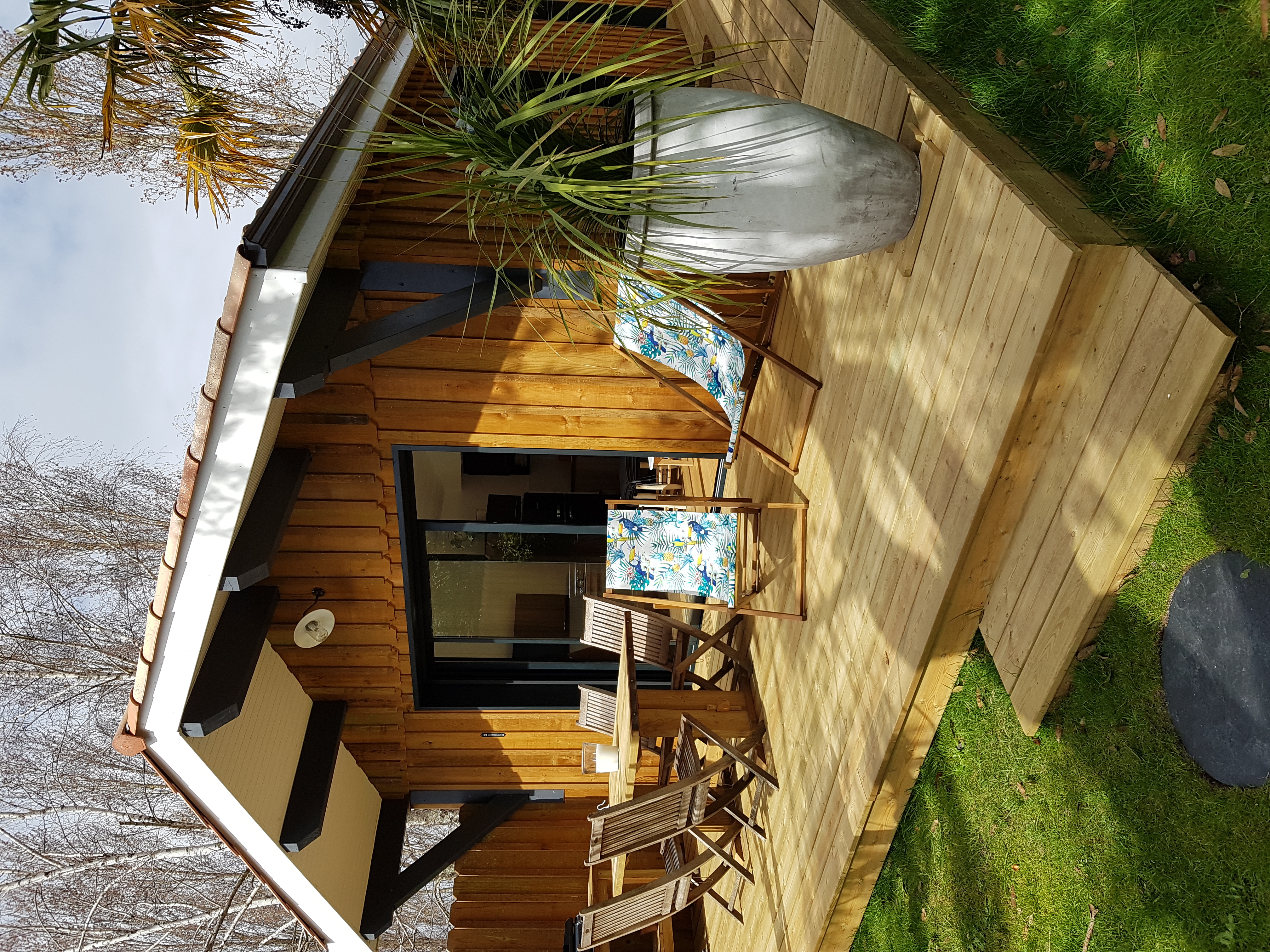 Small house typical of the Bassin d 'Arcachon