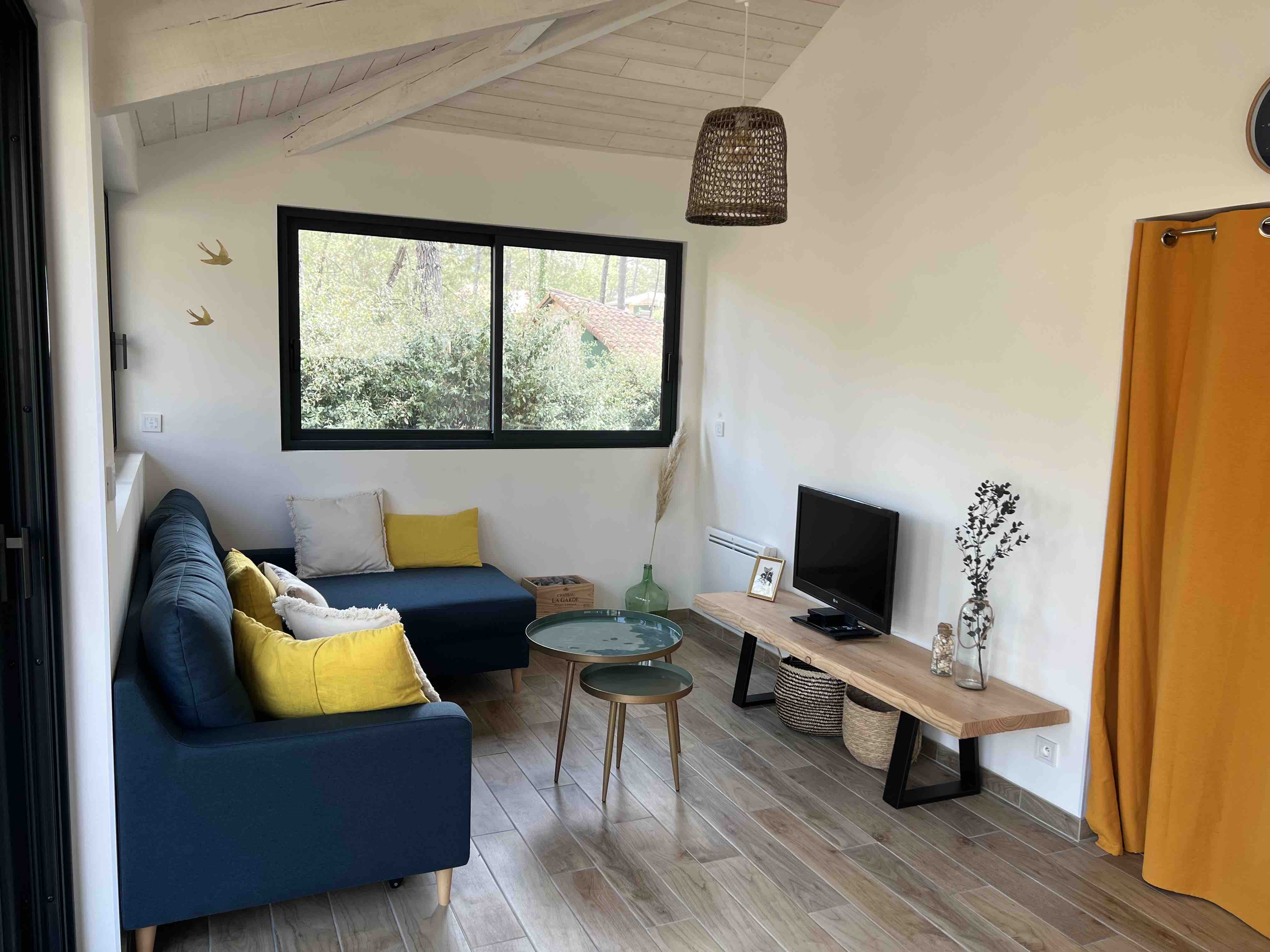 Quiet house under the pine trees