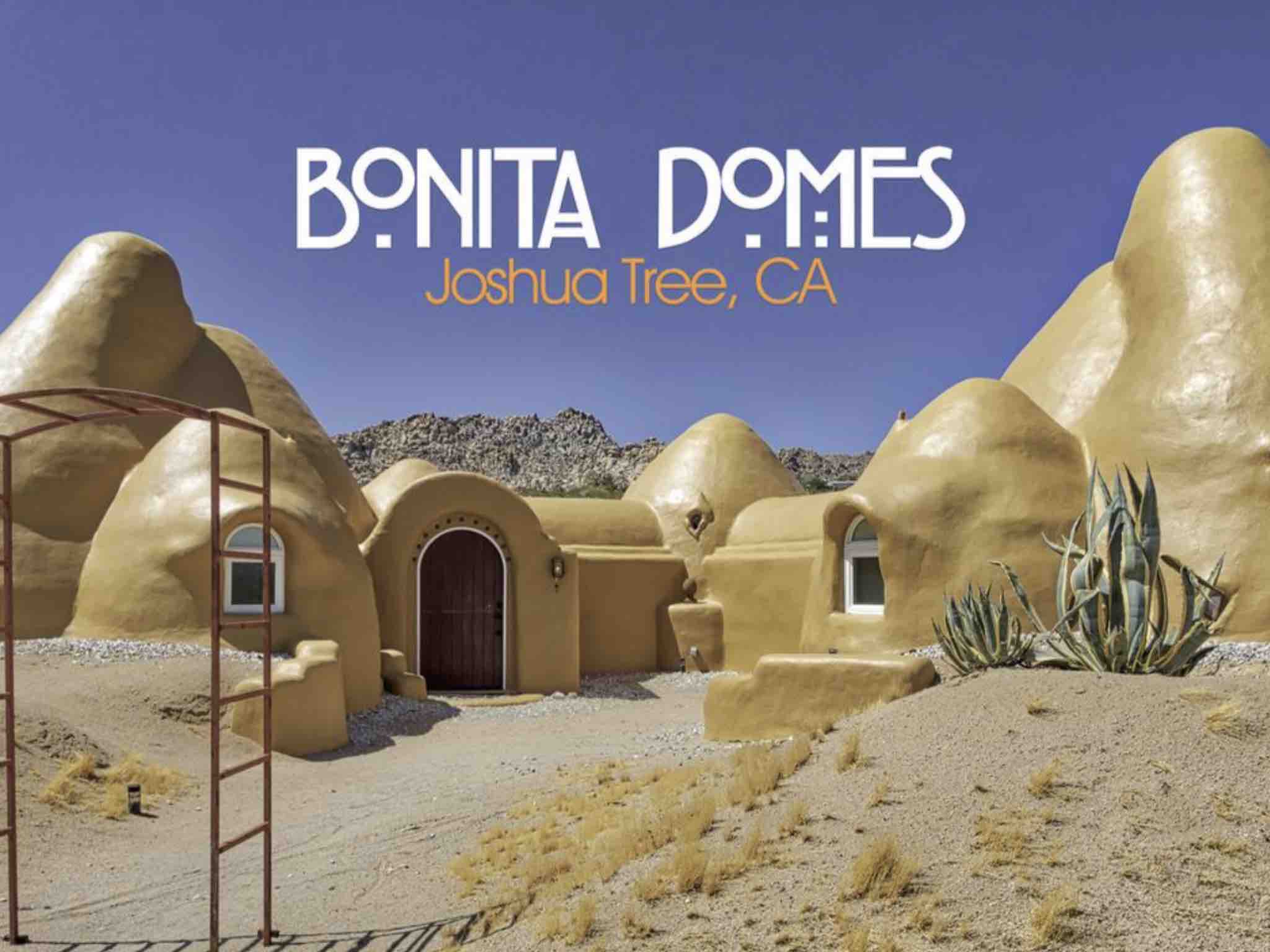 Bonita Domes and Pool Earth houses for Rent in Joshua Tree