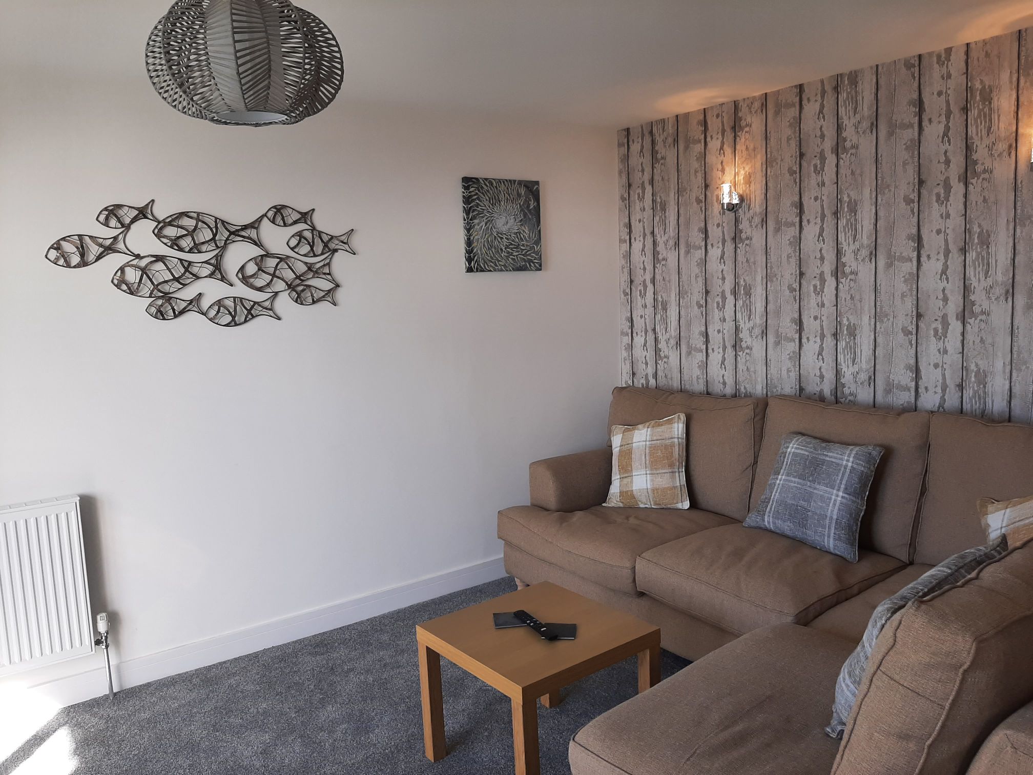 Upper Deck Apartment at Treloen with Wow sea views